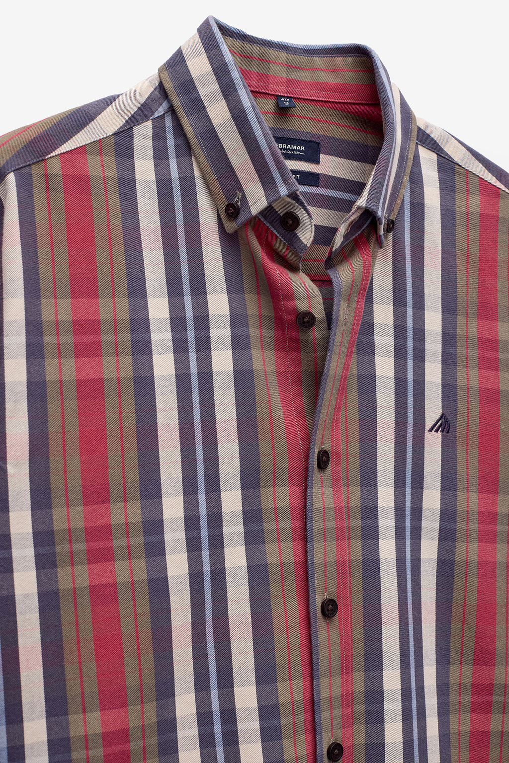 CAMISA REGULAR FIT SARJA AOS QUADRADOS