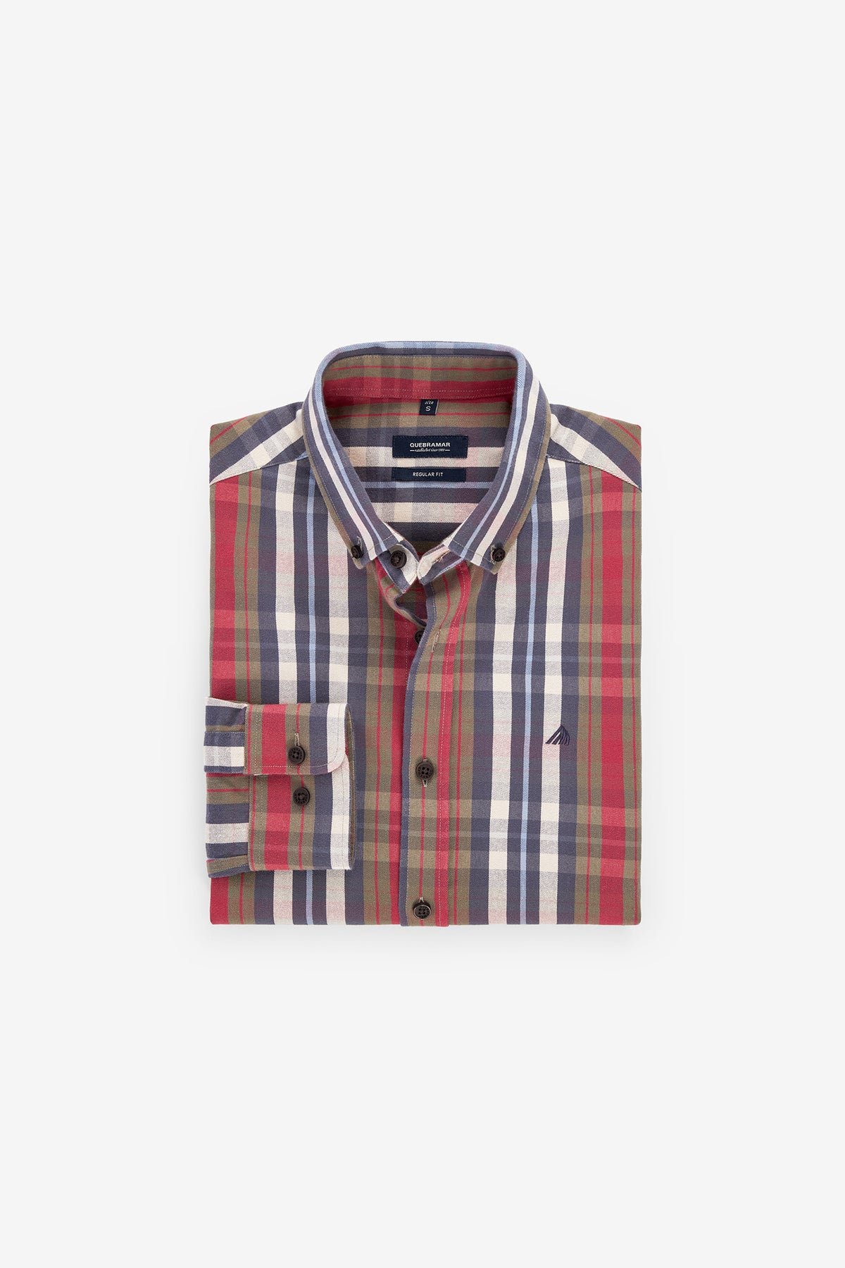 CAMISA REGULAR FIT SARJA AOS QUADRADOS