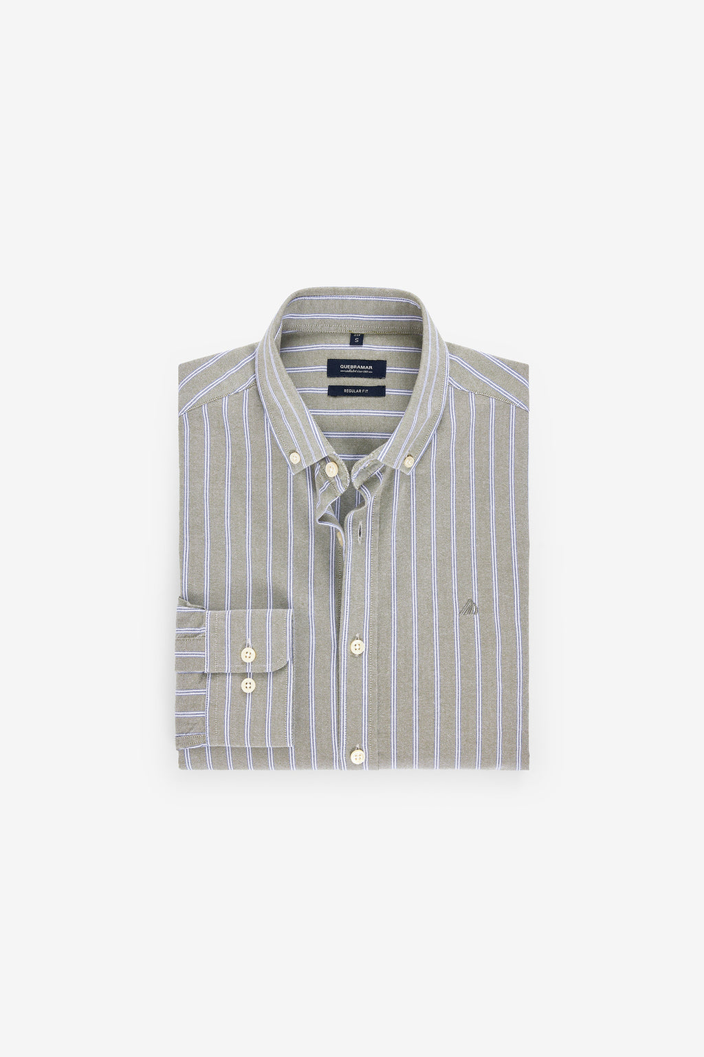 CAMISA OXFORD REGULAR FIT ÀS RISCAS