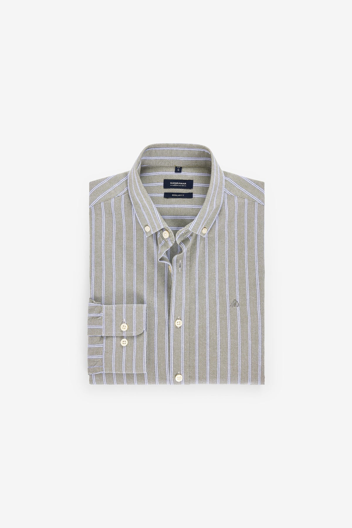 CAMISA OXFORD REGULAR FIT ÀS RISCAS