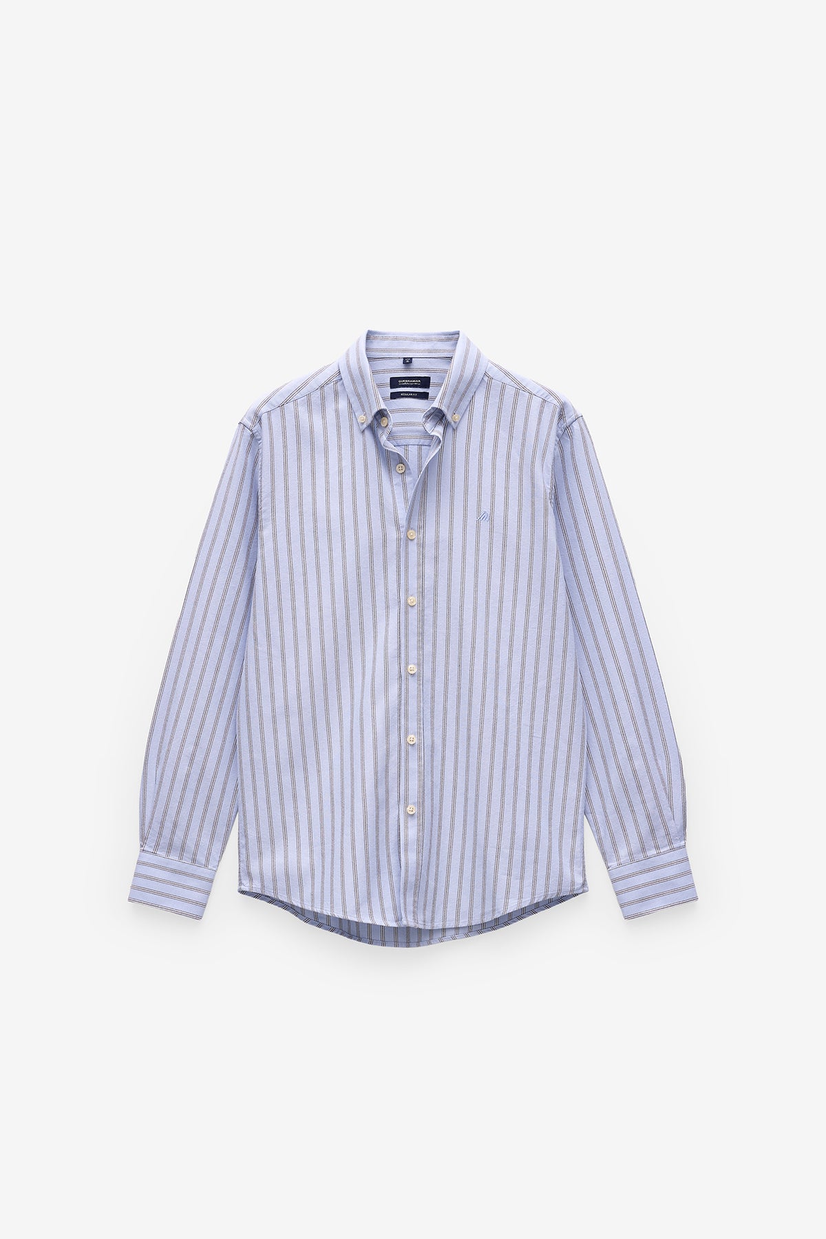 CAMISA OXFORD REGULAR FIT ÀS RISCAS