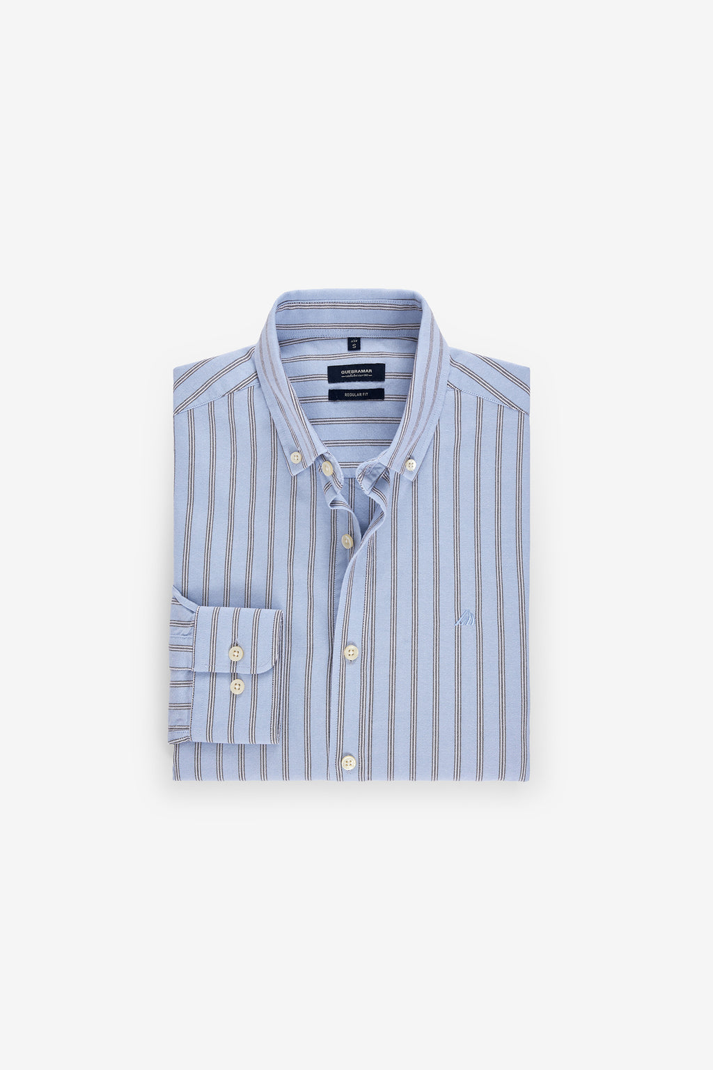 CAMISA OXFORD REGULAR FIT ÀS RISCAS