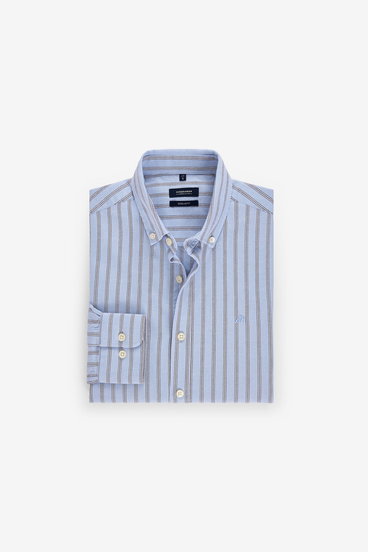CAMISA OXFORD REGULAR FIT ÀS RISCAS