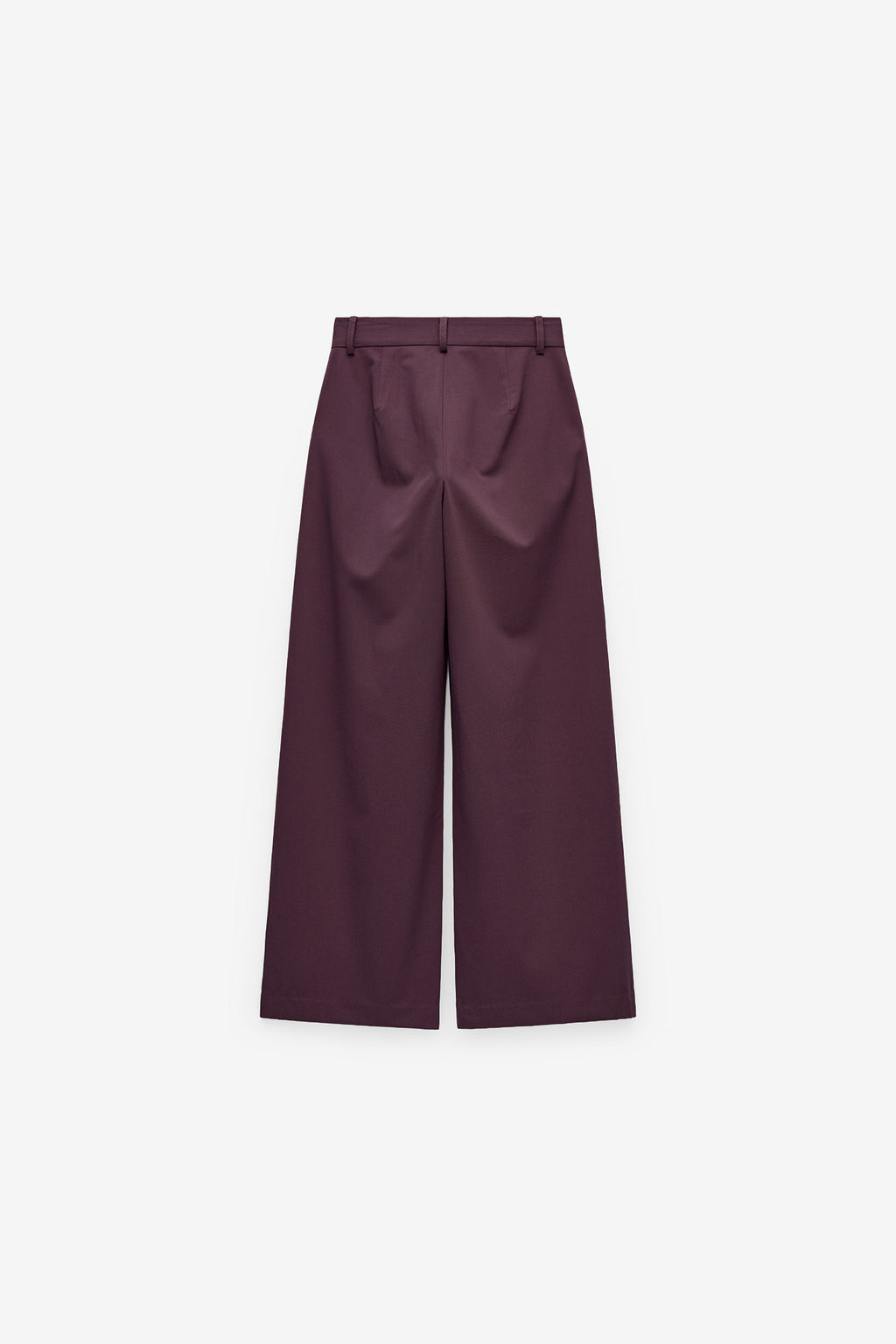 WIDE LEG PLEATED TROUSERS