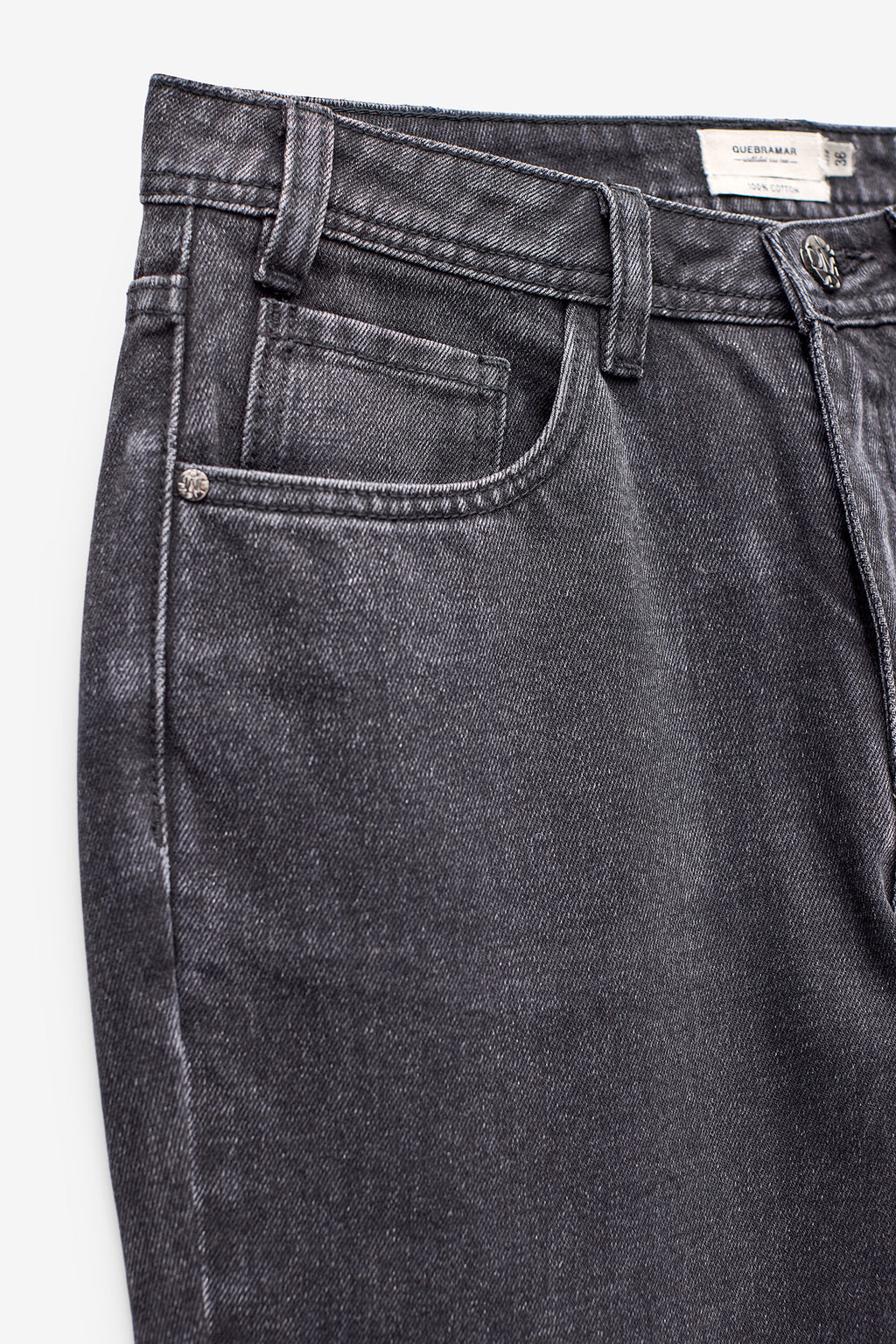 CALÇAS DE GANGA STRAIGHT FIT - BLACK WASH