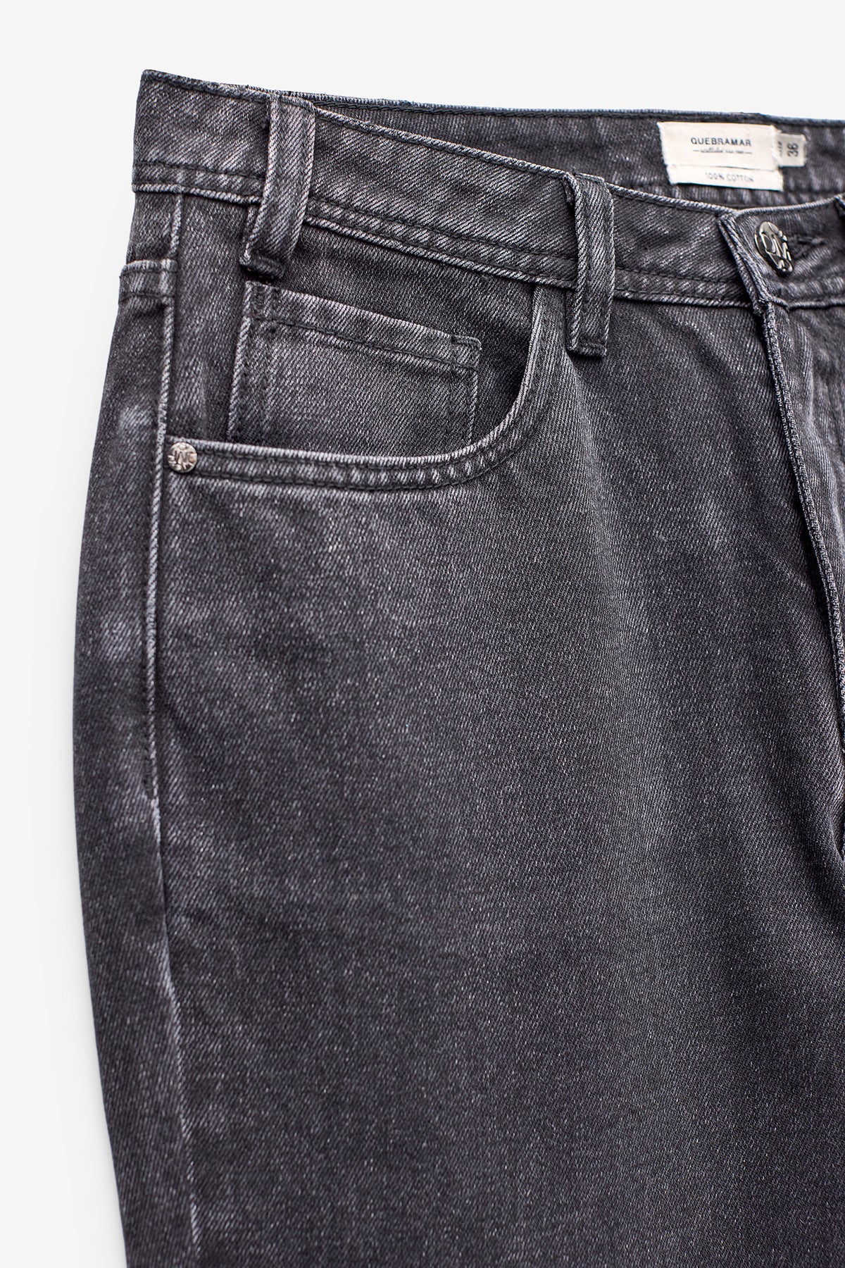 CALÇAS DE GANGA STRAIGHT FIT - BLACK WASH