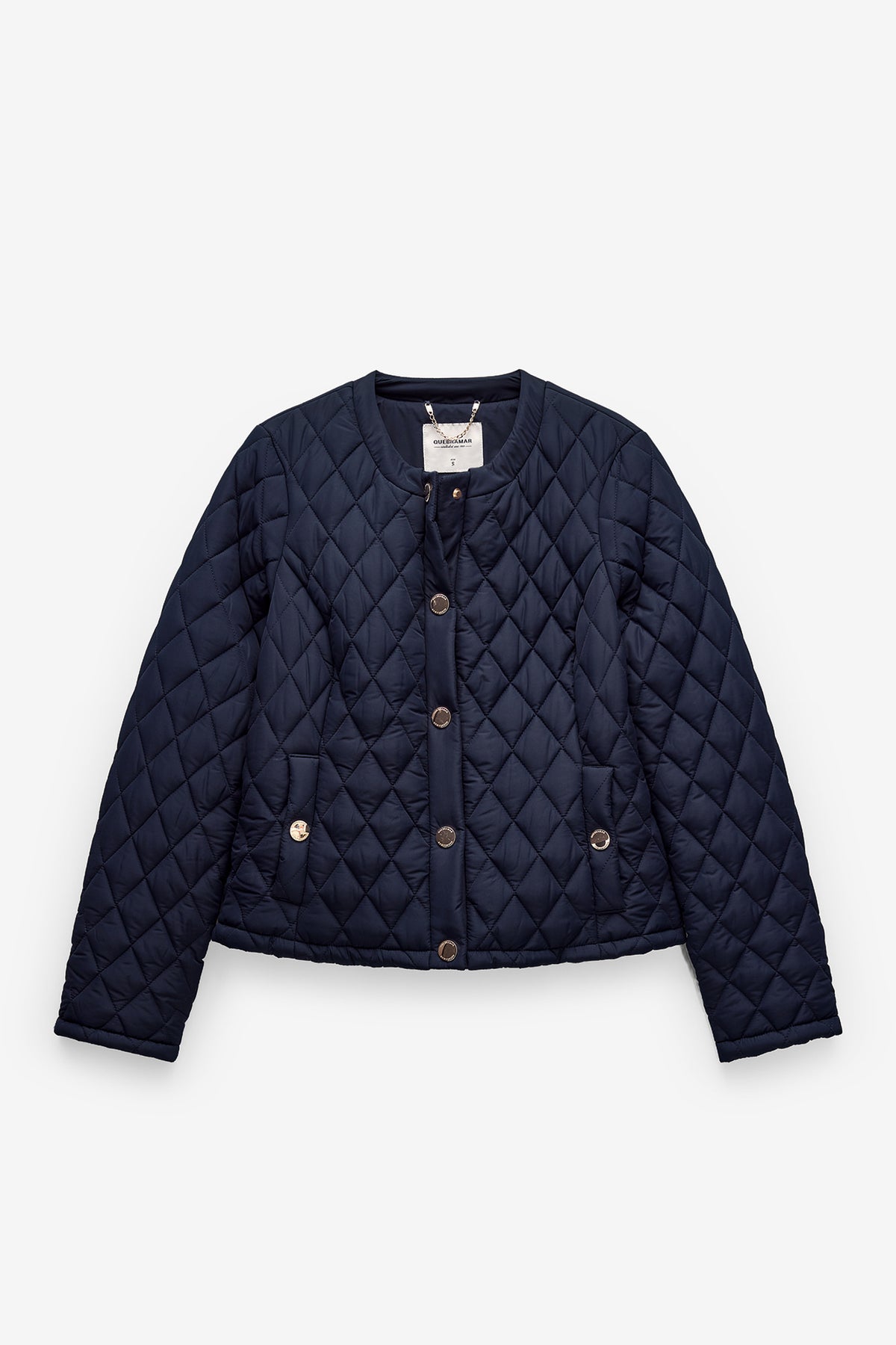 COLLARLESS PADDED JACKET