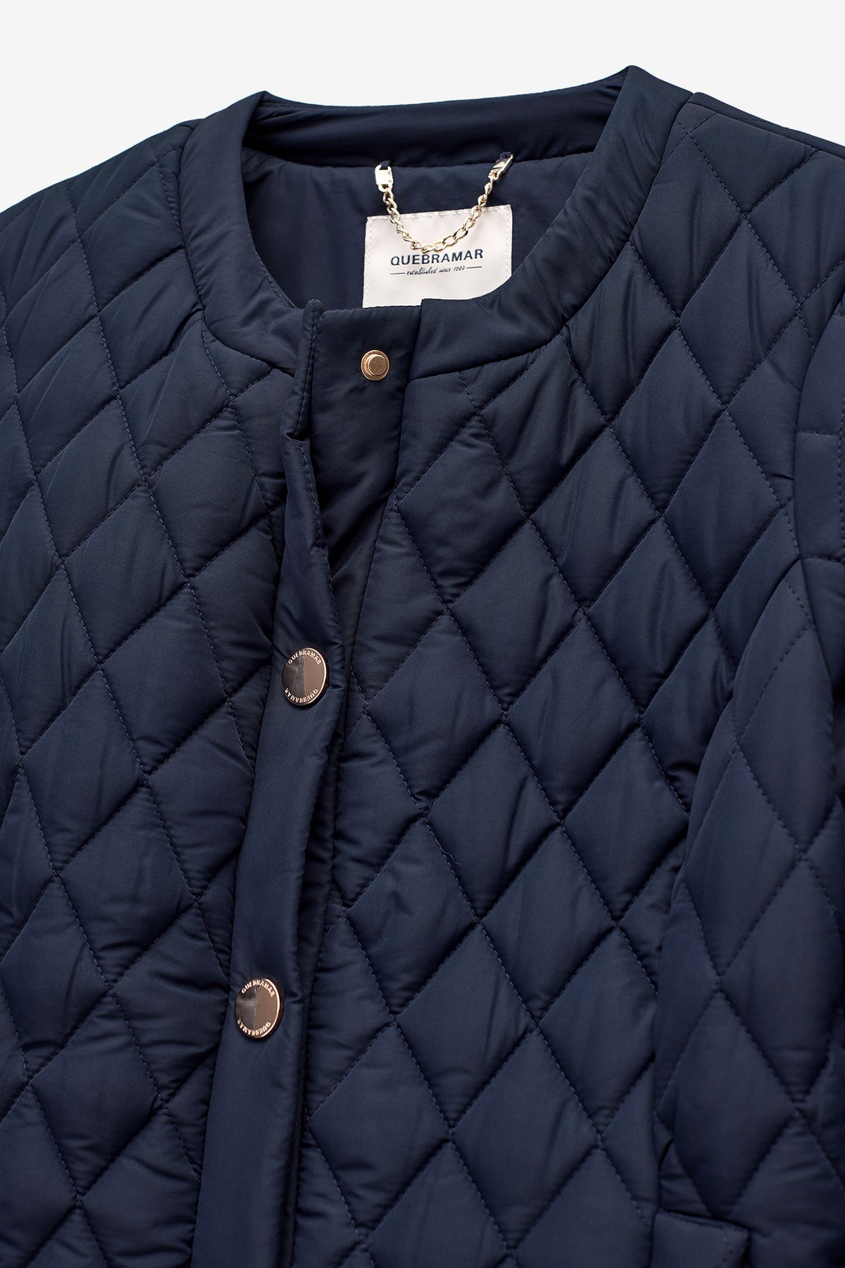 COLLARLESS PADDED JACKET