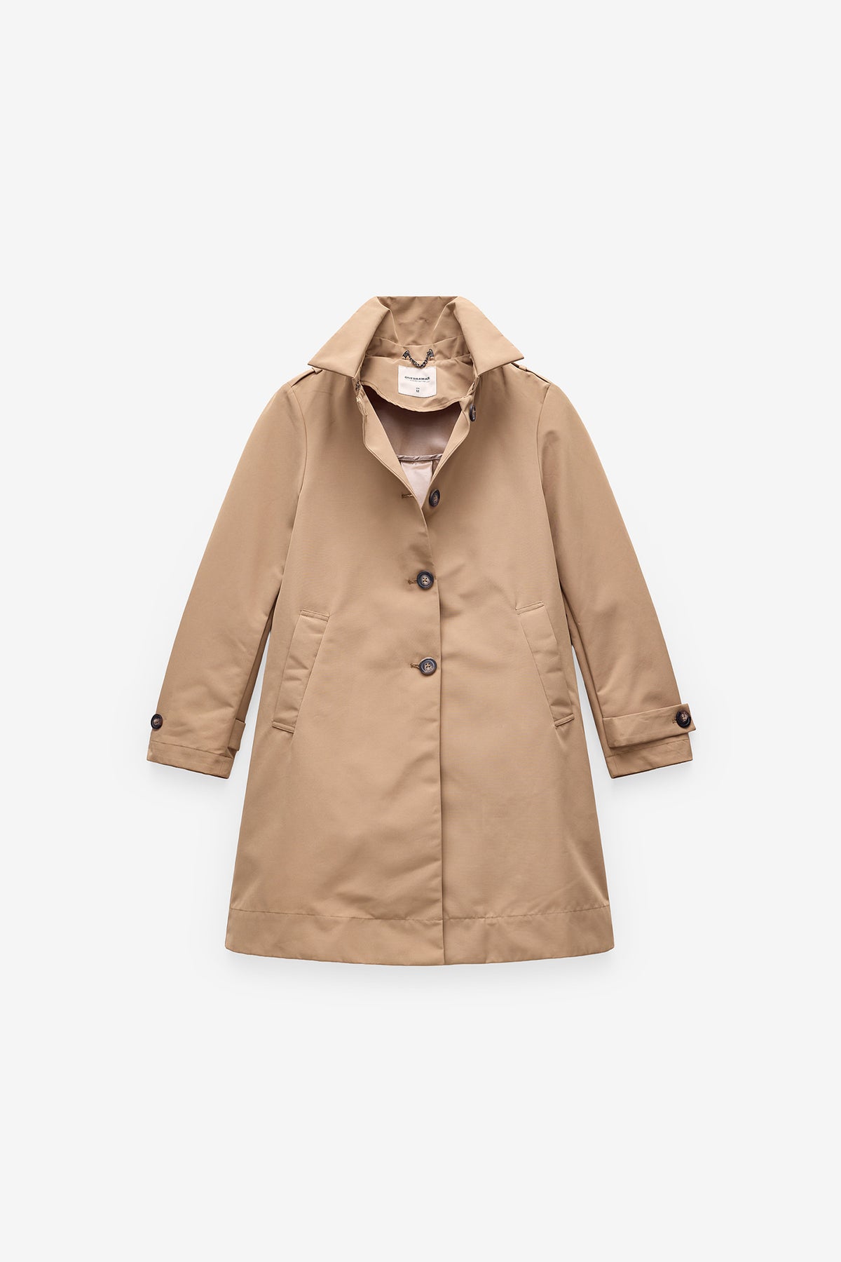 GABARDINE CORTE MÉDIO COM CAPUZ