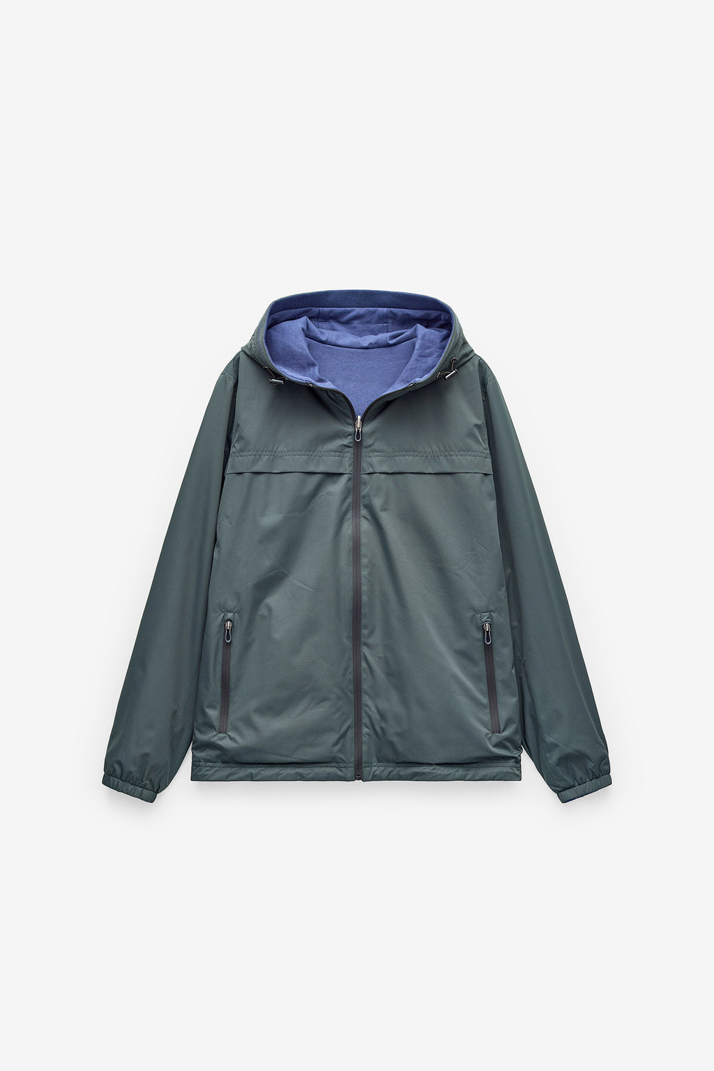 CORTAVIENTOS HOMBRE CON CAPUCHA - AZUL MARINO OSCURO