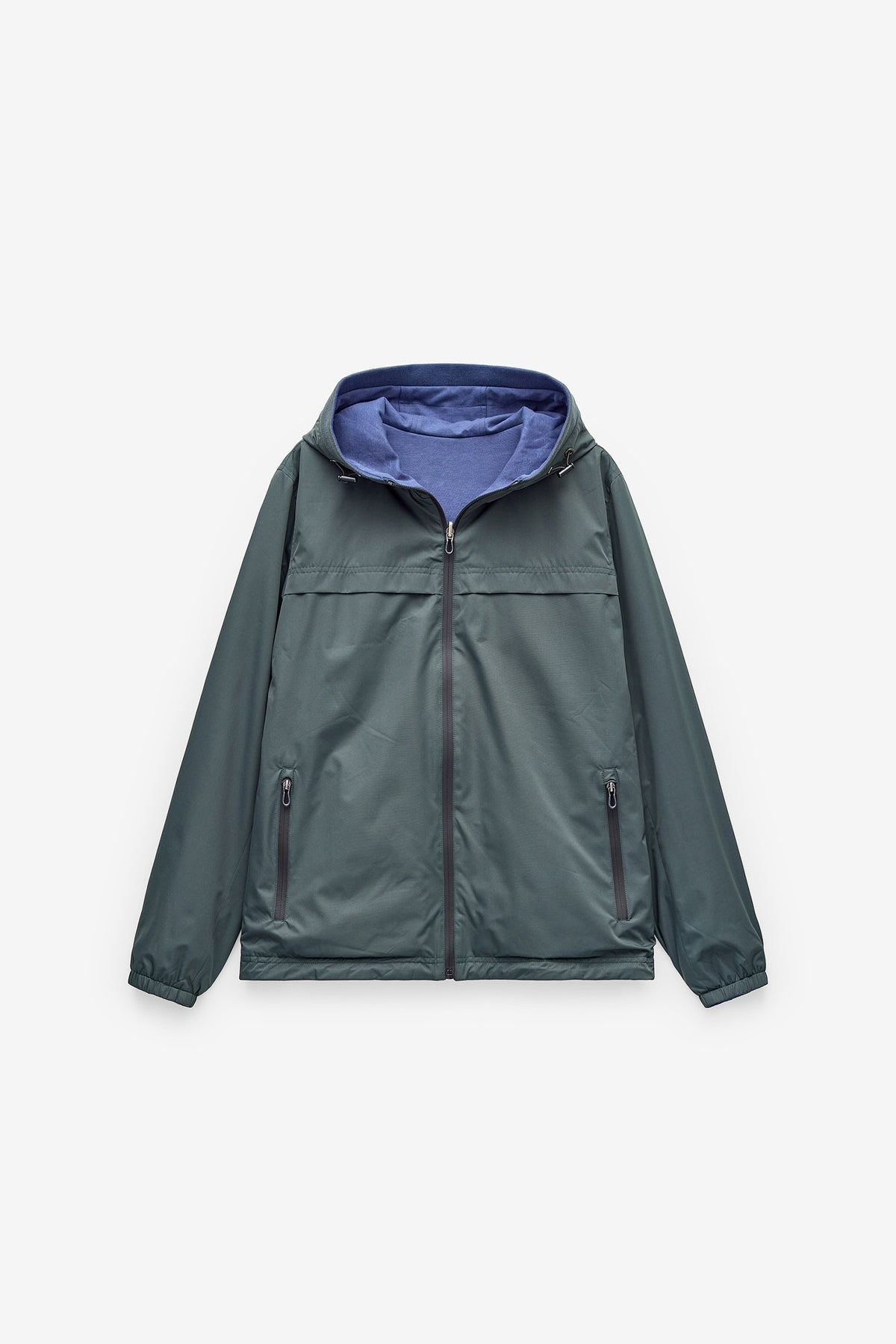 CORTAVIENTOS HOMBRE CON CAPUCHA - AZUL MARINO OSCURO
