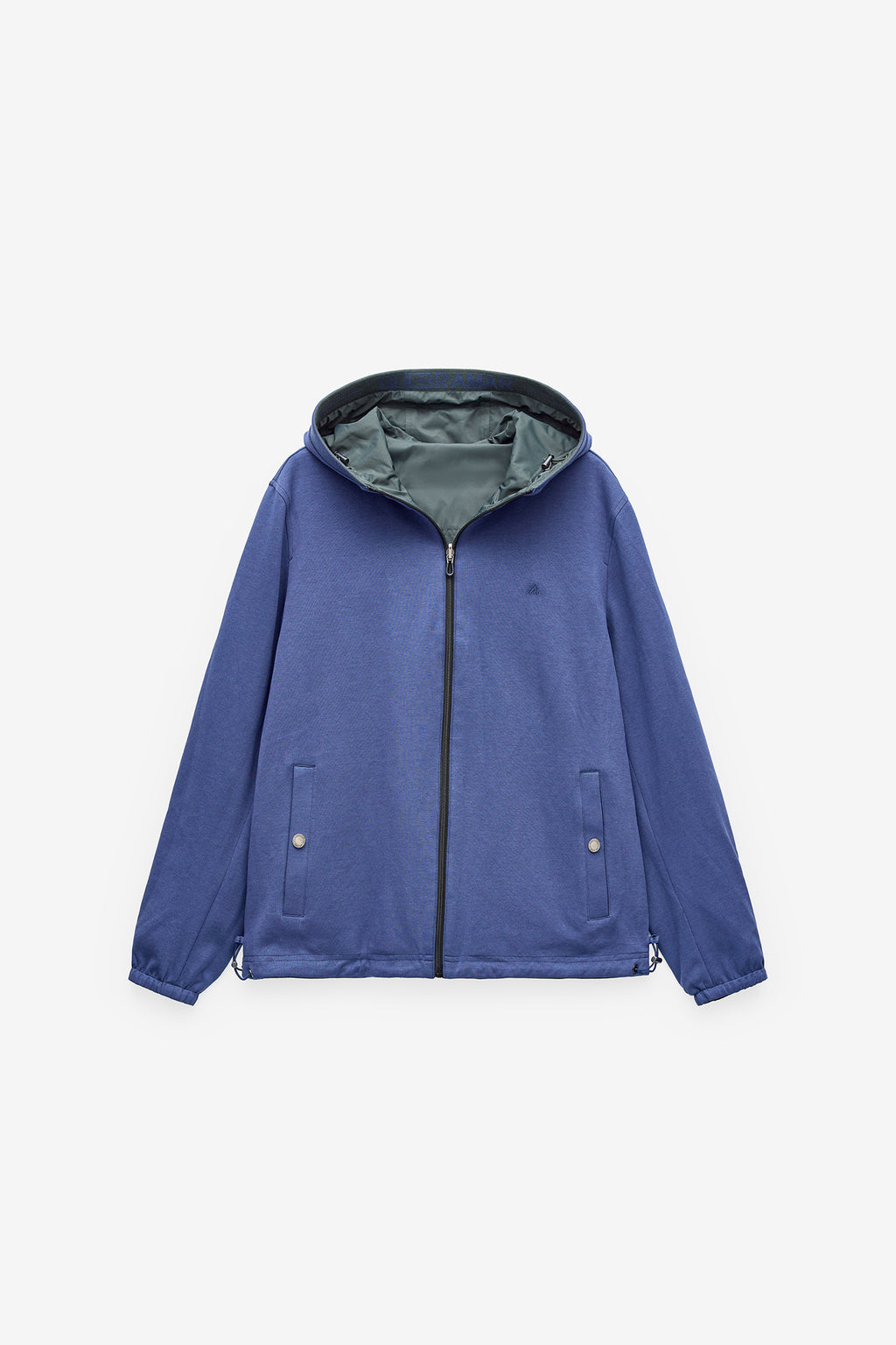 CORTAVIENTOS HOMBRE CON CAPUCHA - AZUL MARINO OSCURO