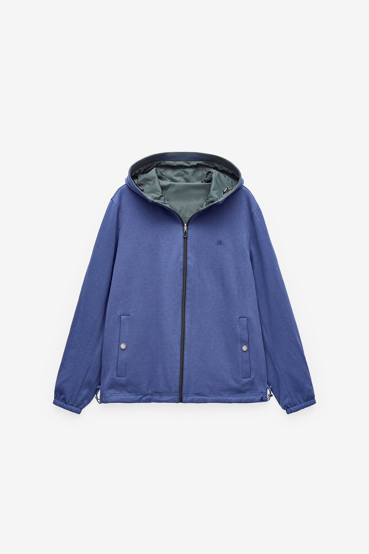 CORTAVIENTOS HOMBRE CON CAPUCHA - AZUL MARINO OSCURO
