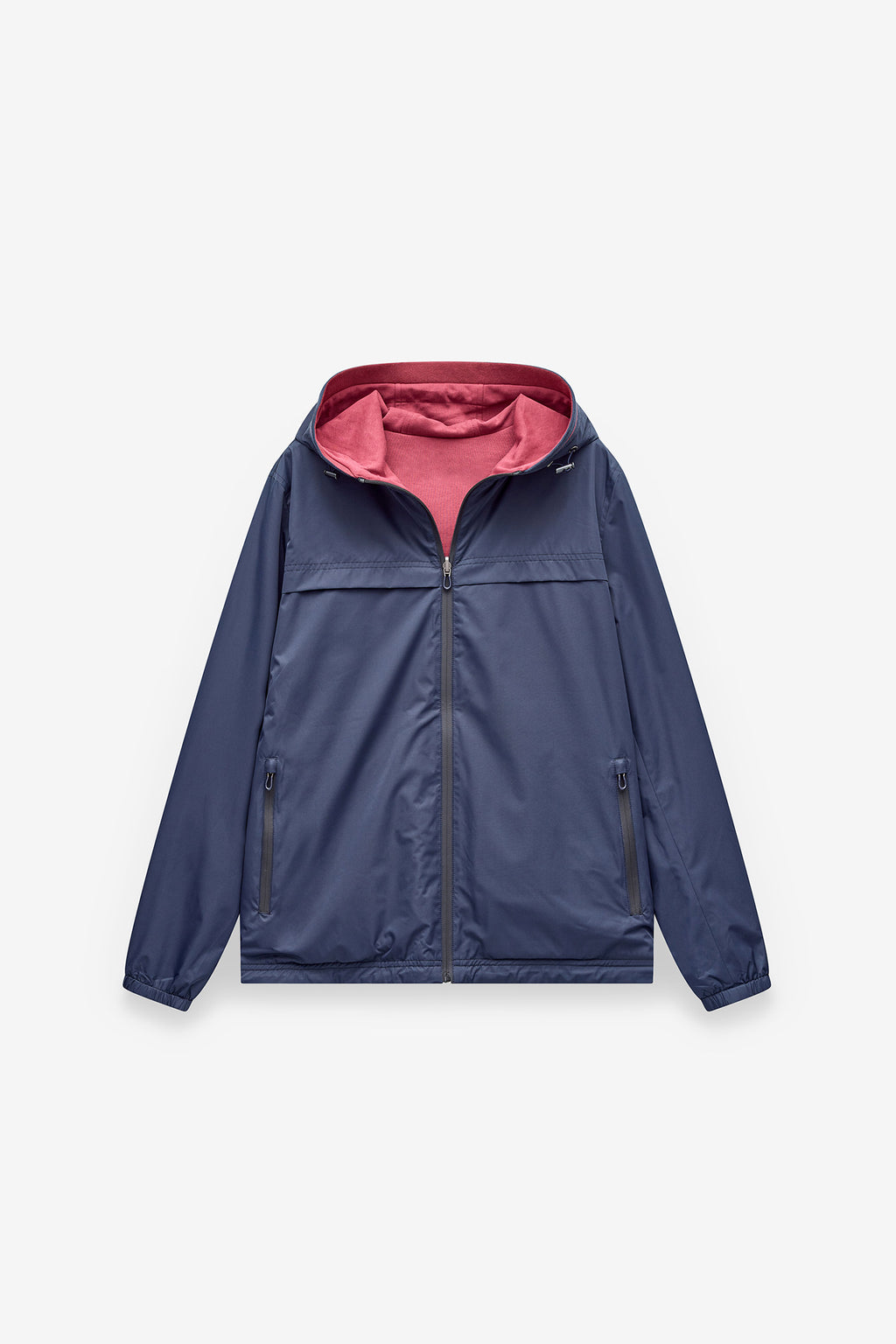 MEN'S WINDCHEATER JACKET WITH HOOD - DARK NAVY