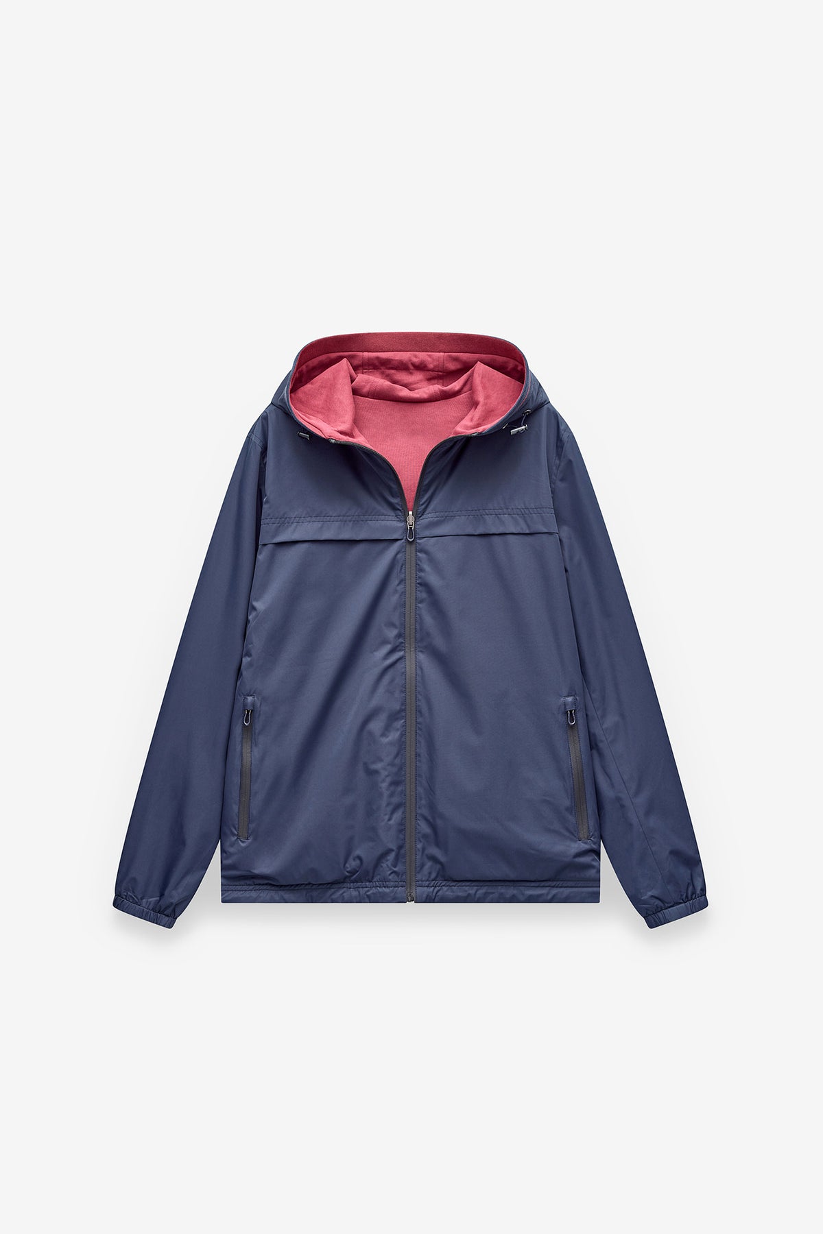 MEN'S WINDCHEATER JACKET WITH HOOD - DARK NAVY