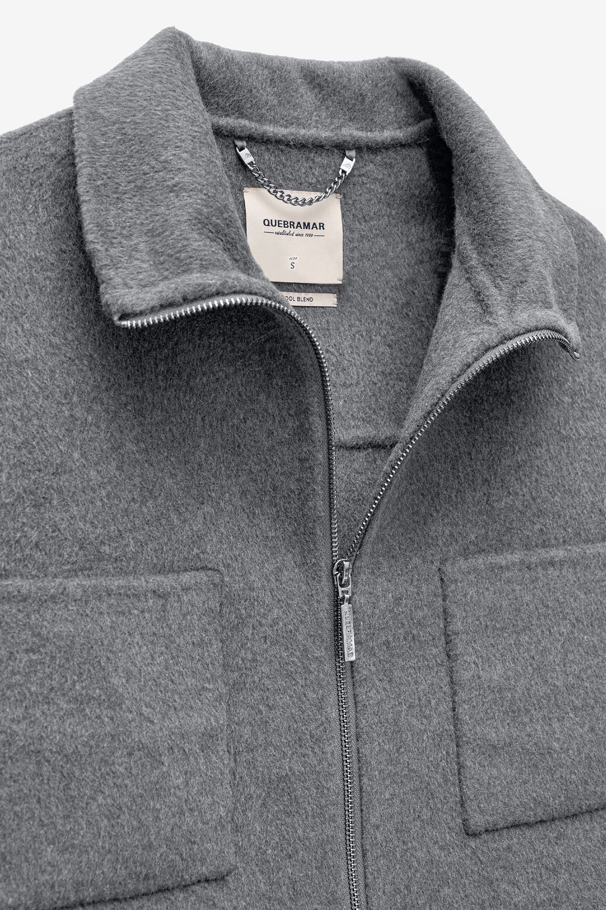 WOOL WAISTCOAT WITH COLLAR