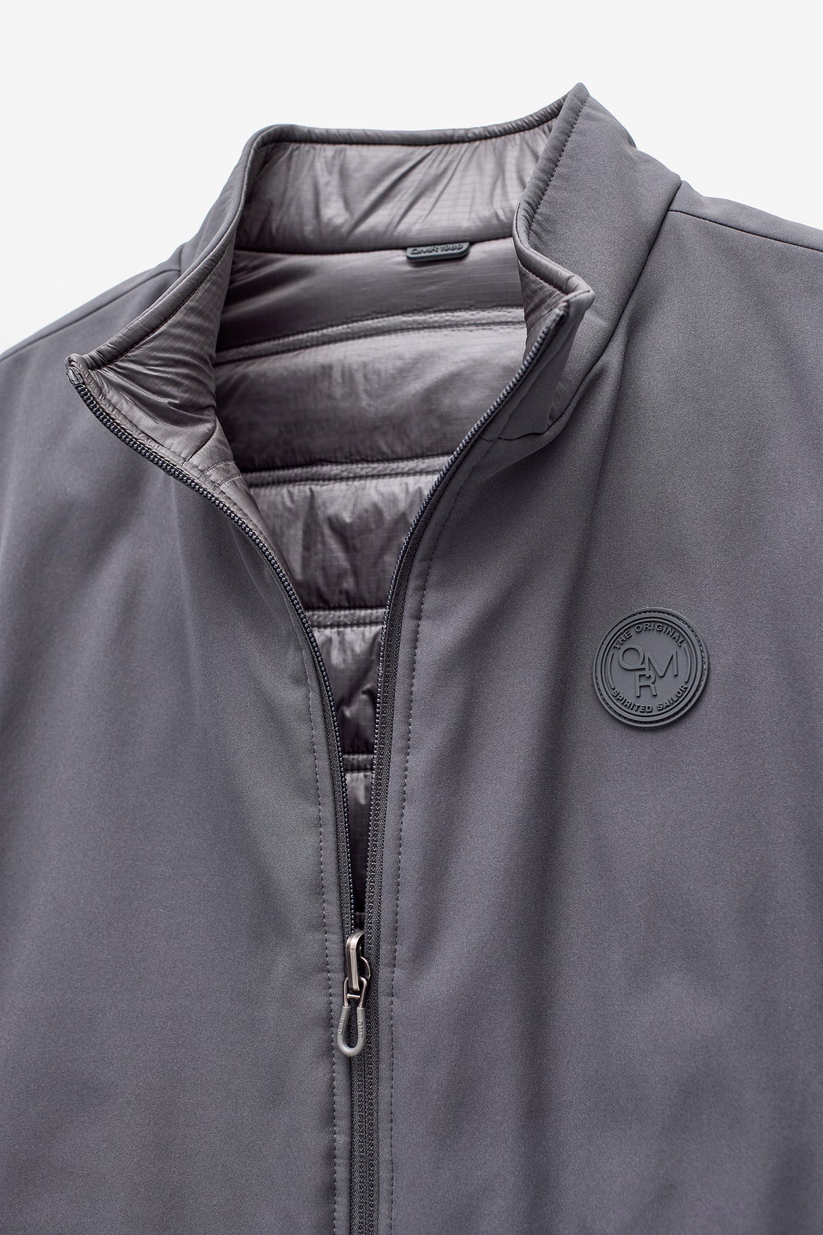CHALECO DE HOMBRE EN RIPSTOP - GRIS OSCURO
