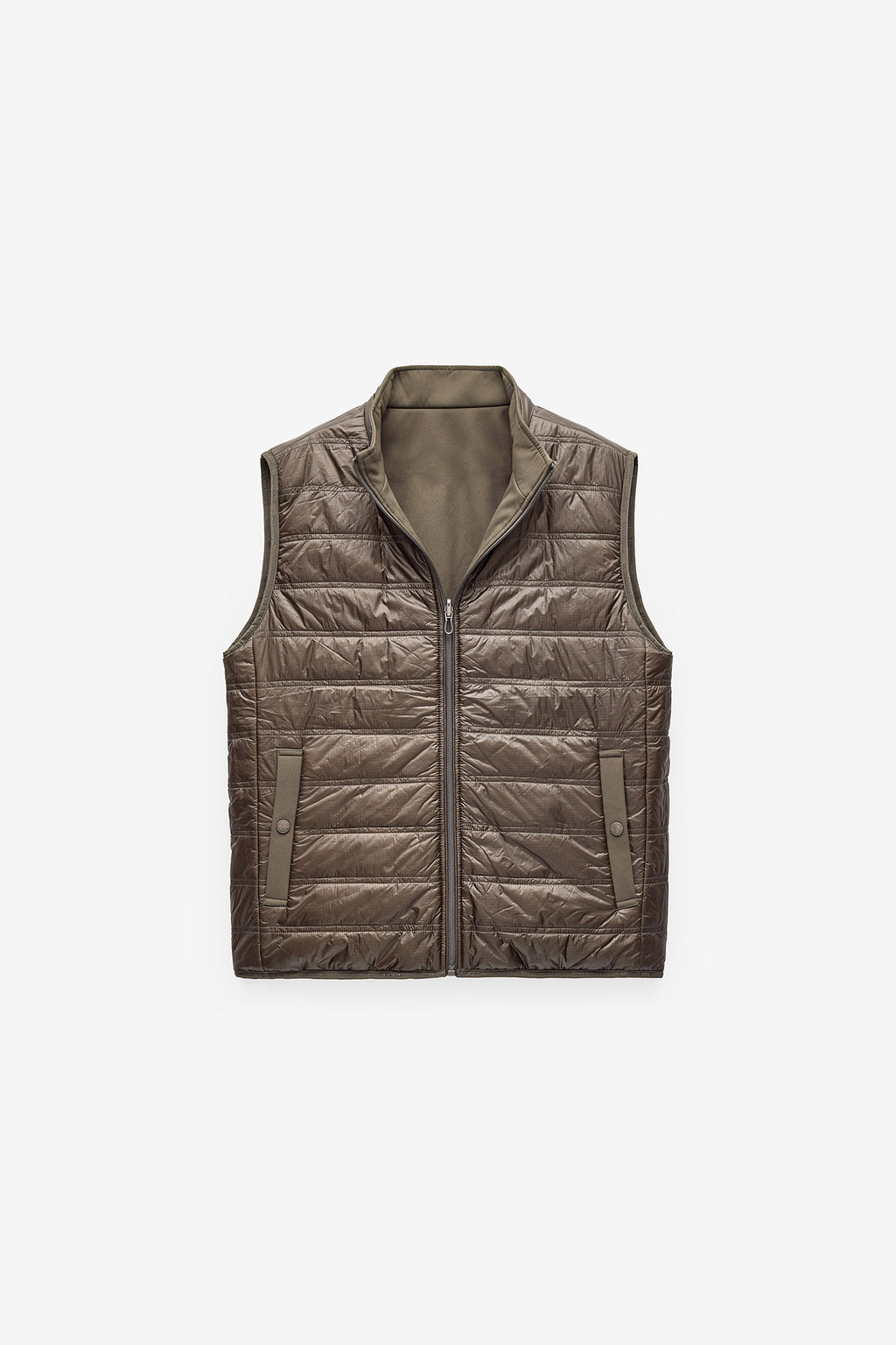 MEN’S RIBSTOP VEST – DARK KHAKI