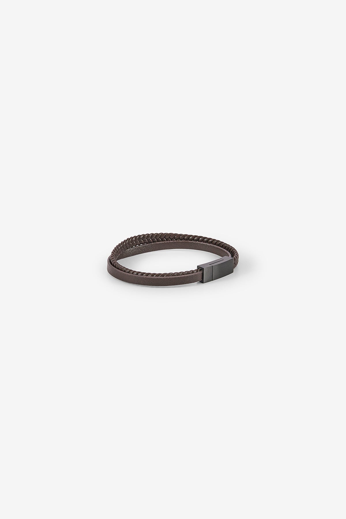 PULSEIRA ENTRANÇADA COM DUAS TIRAS