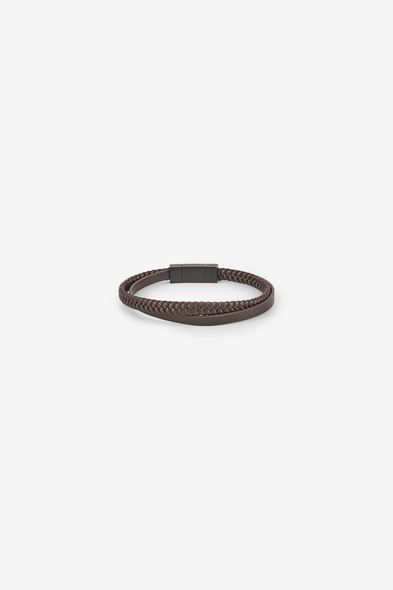 PULSEIRA ENTRANÇADA COM DUAS TIRAS