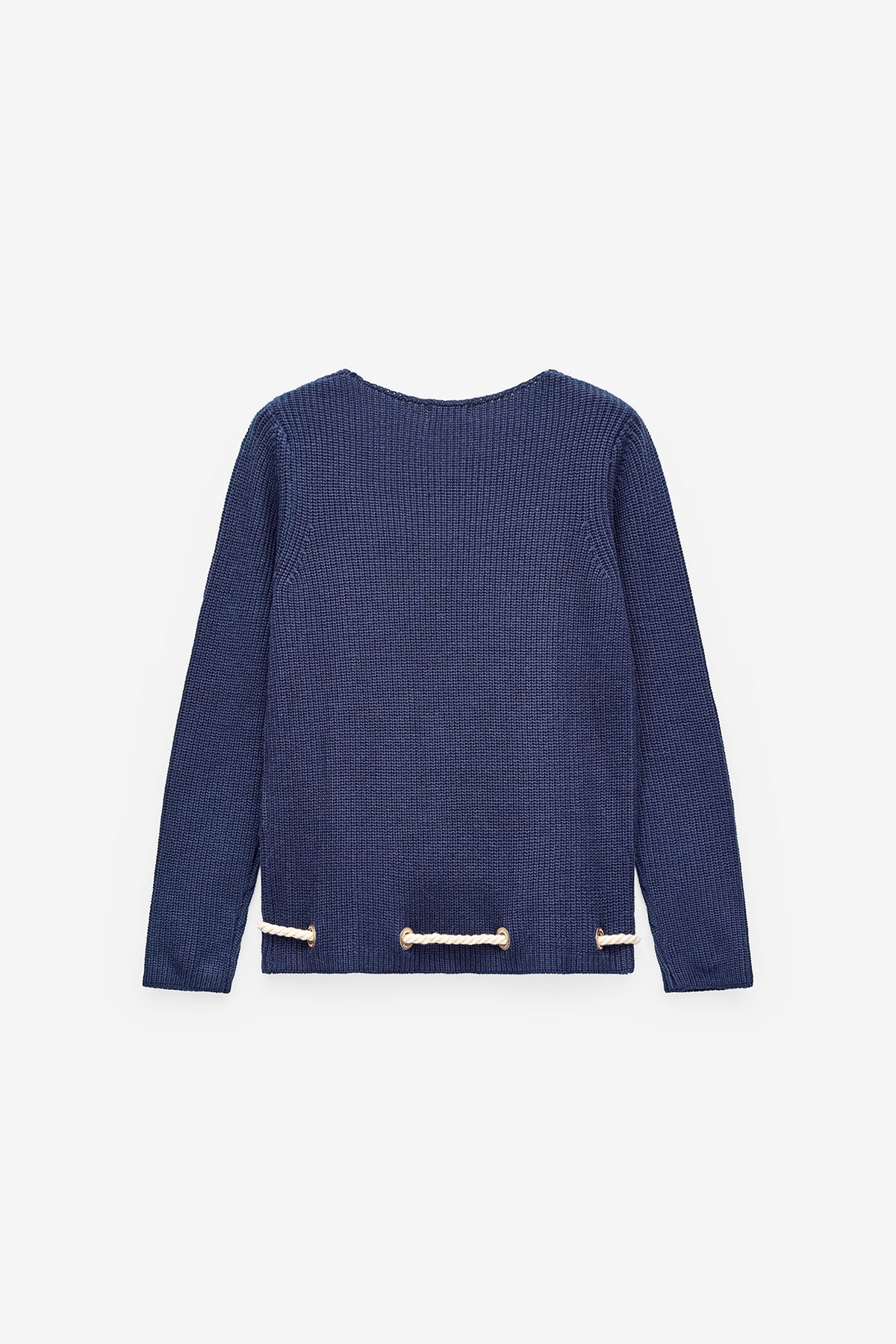 MALHA COM EYELETS