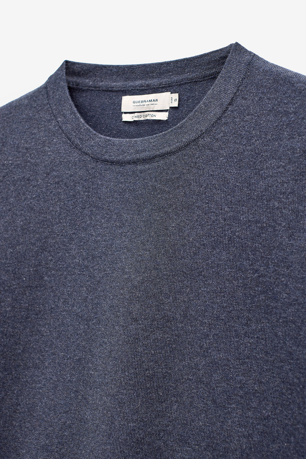 CAMISOLA DE MALHA COM DECOTE REDONDO