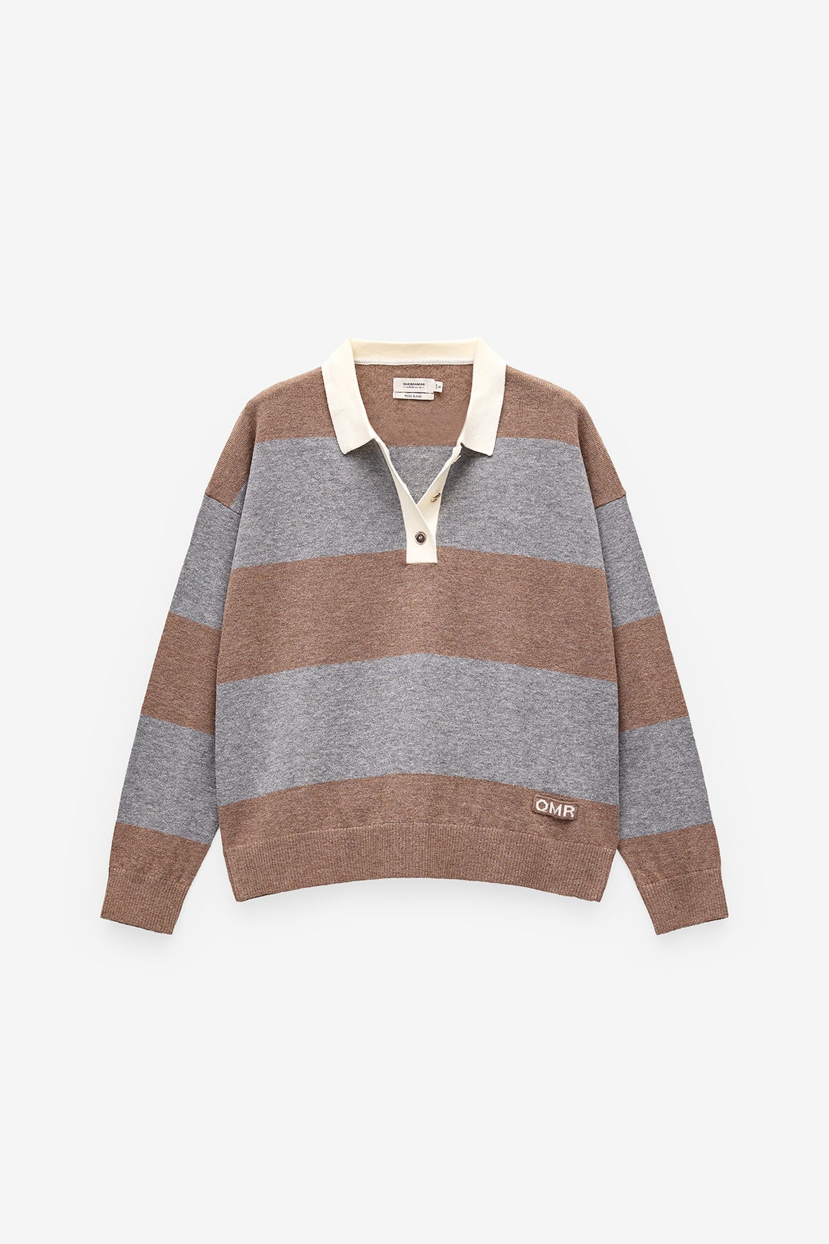 POLO DE MALHA ÀS RISCAS