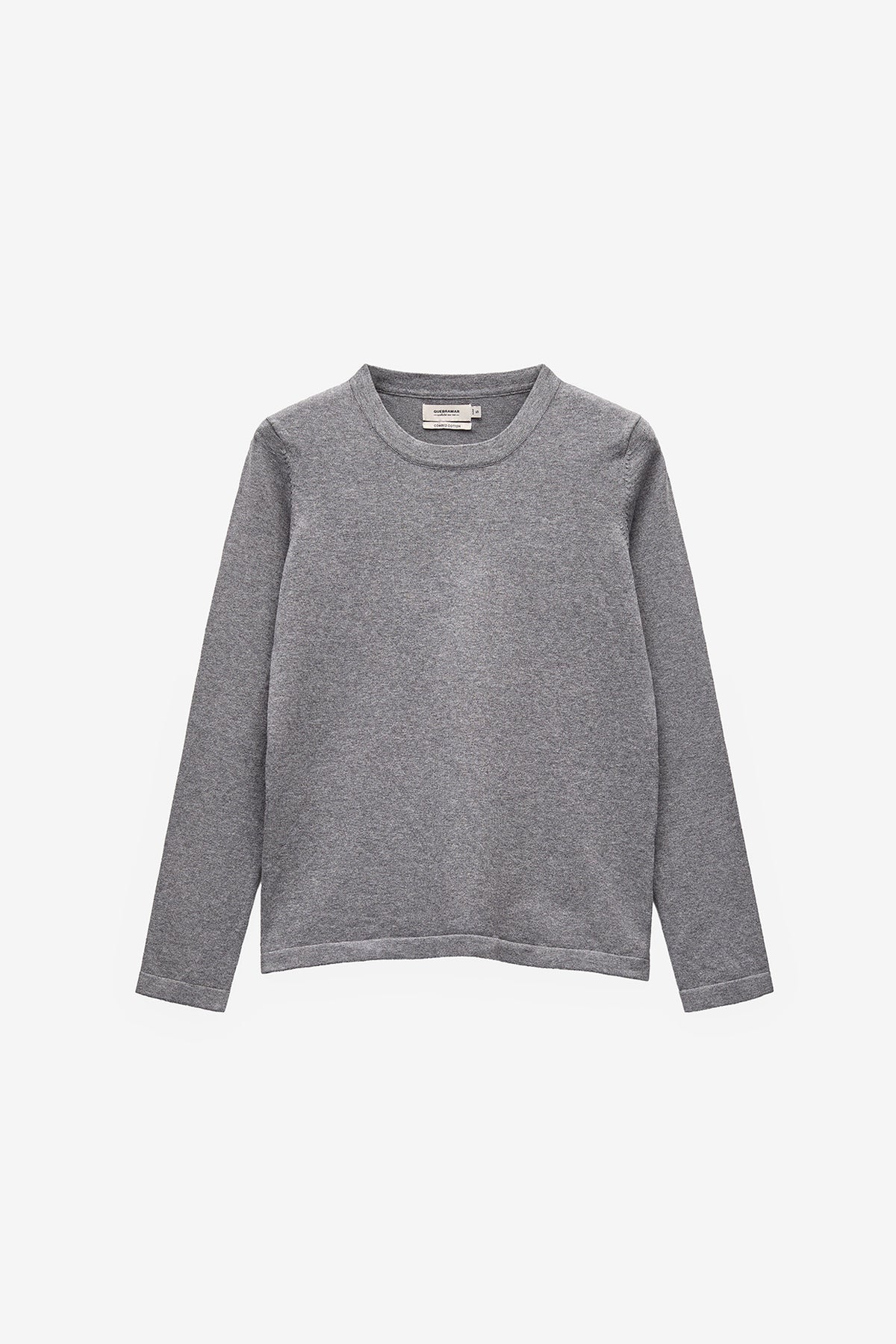CAMISOLA DE MALHA COM DECOTE REDONDO
