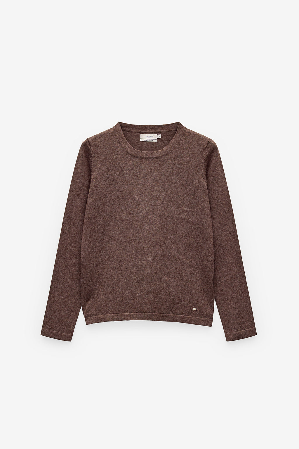 CAMISOLA DE MALHA COM DECOTE REDONDO