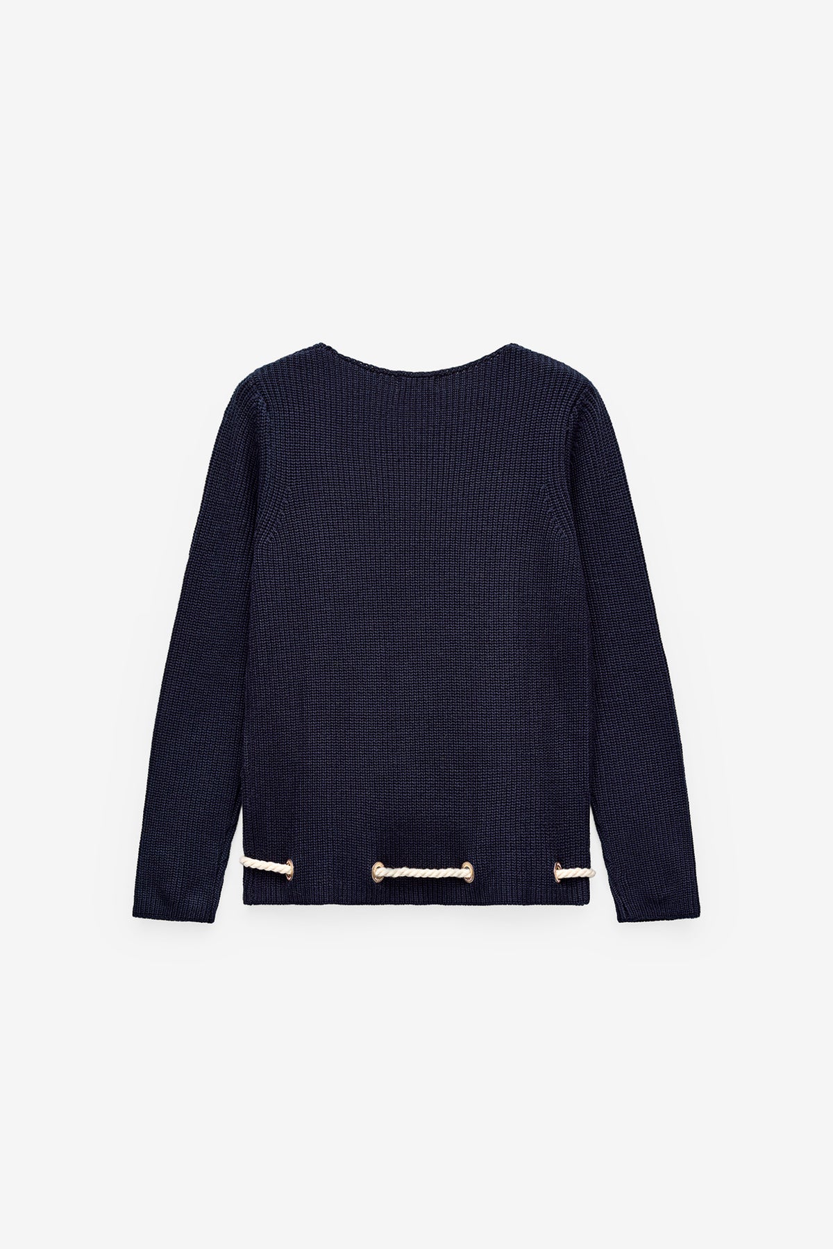 MALHA COM EYELETS