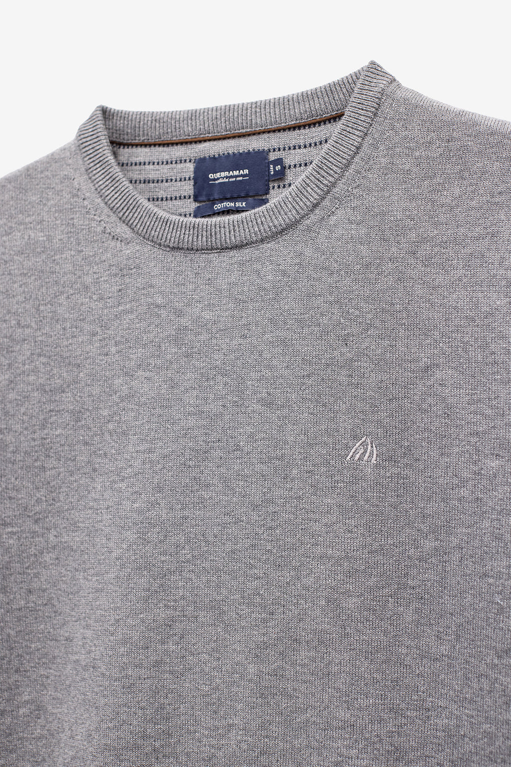 CAMISOLA DE MALHA COM DECOTE REDONDO