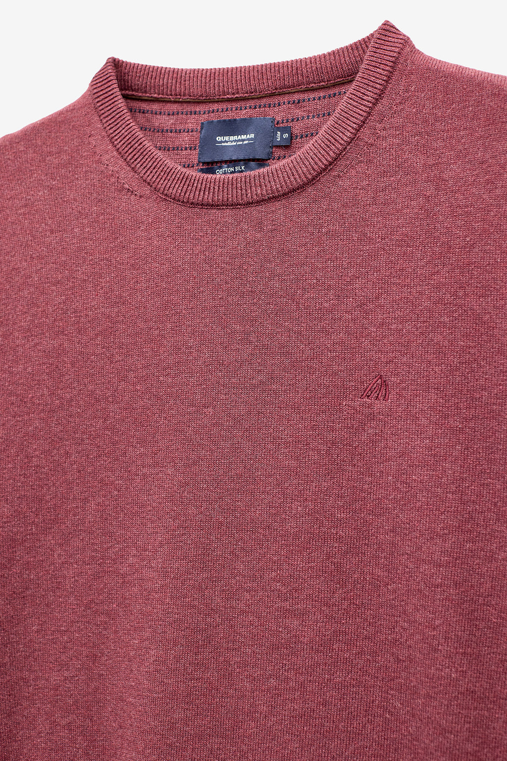 CAMISOLA DE MALHA COM DECOTE REDONDO