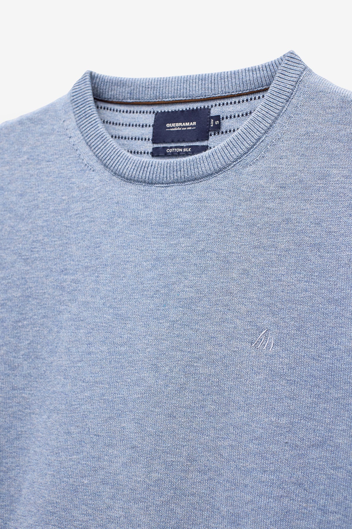 CAMISOLA DE MALHA COM DECOTE REDONDO