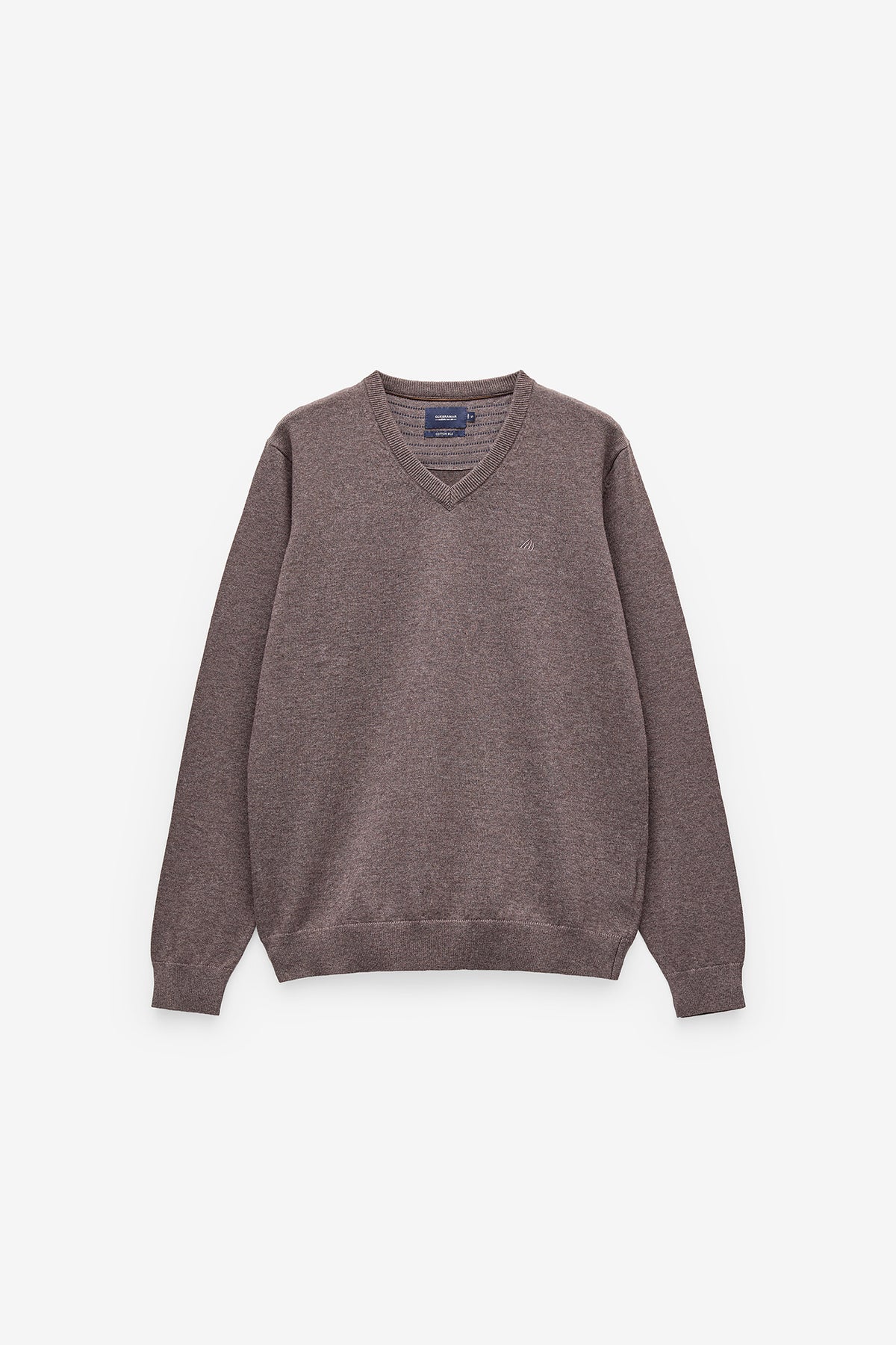 CAMISOLA DE MALHA COM SEDA DECOTE EM V