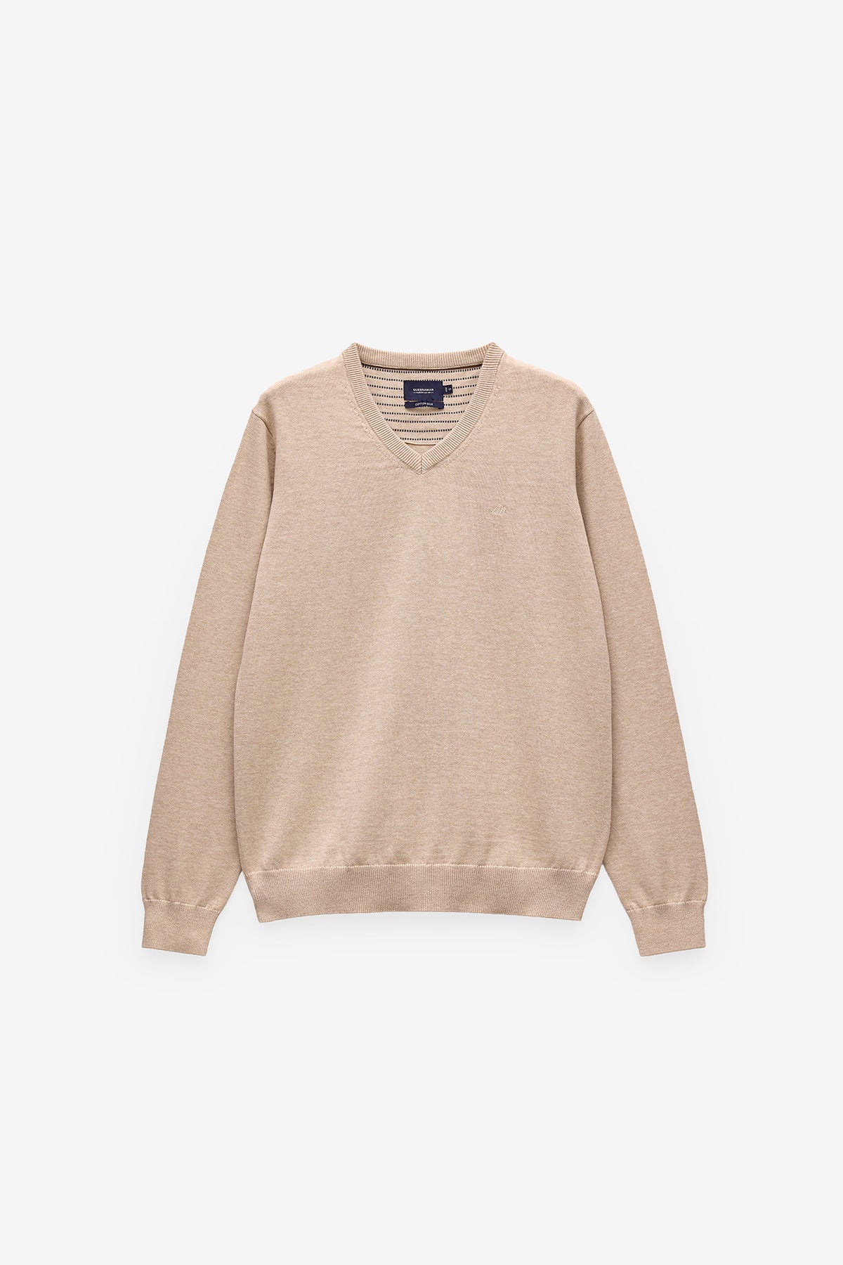 CAMISOLA DE MALHA COM SEDA DECOTE EM V