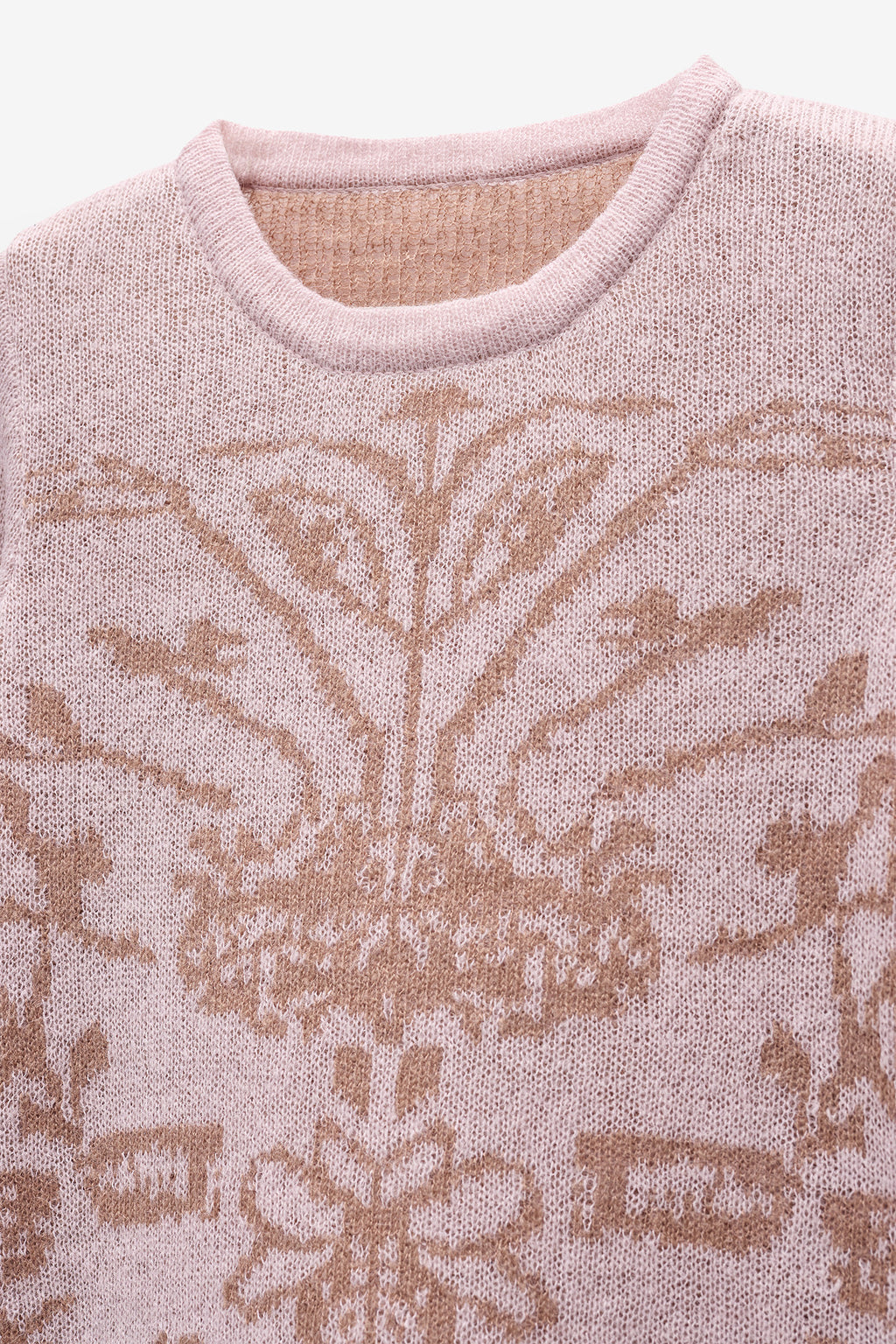 MALHA COM JACQUARD FLORAL