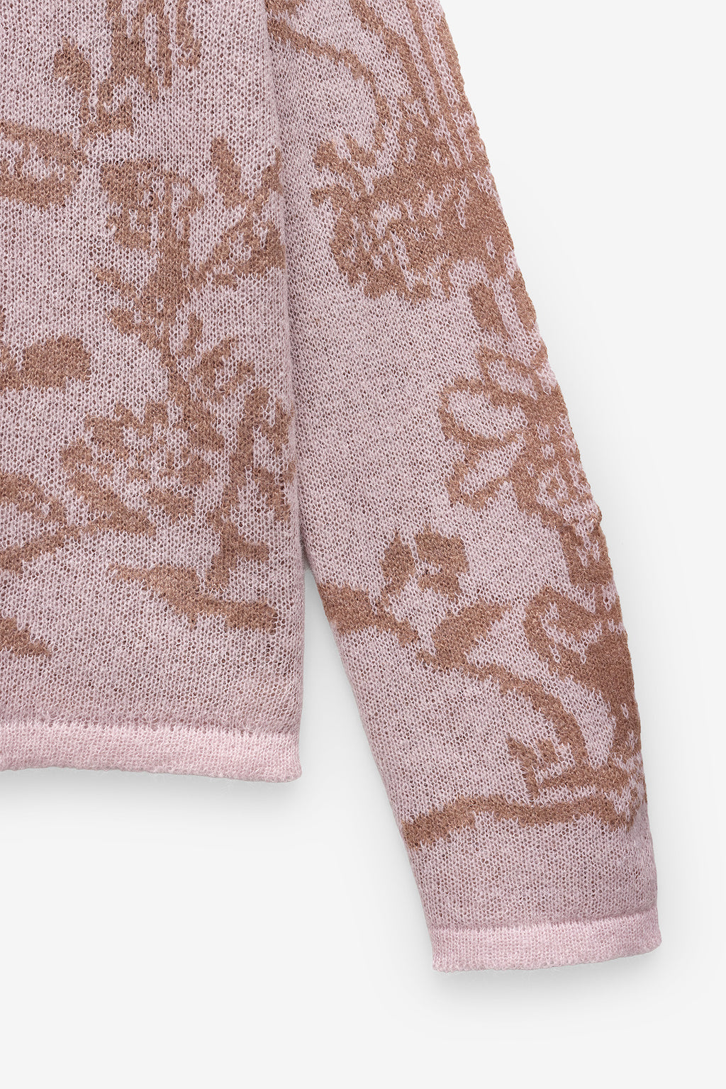 MALHA COM JACQUARD FLORAL