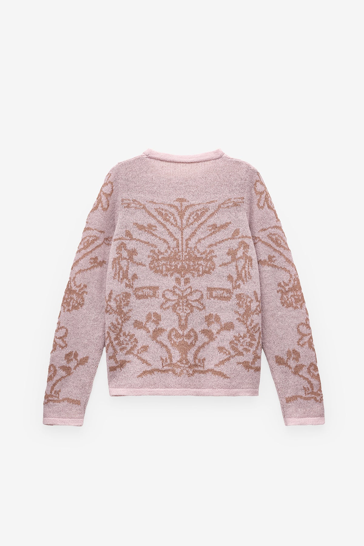 MALHA COM JACQUARD FLORAL