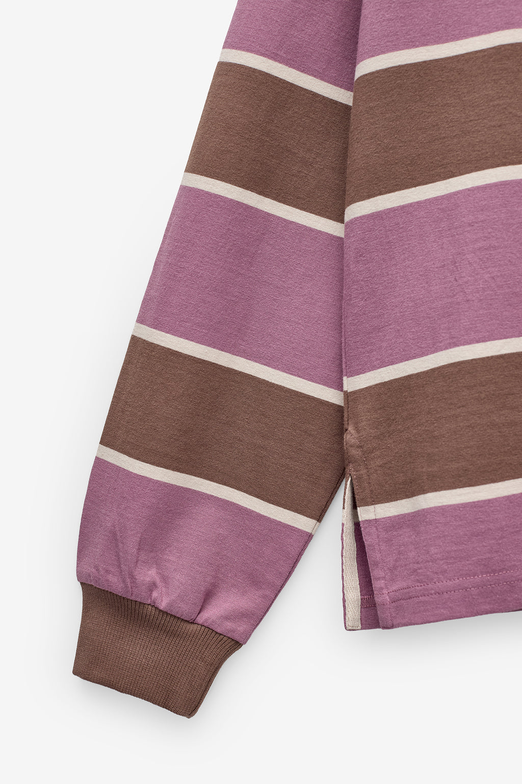 POLO DE MANGA COMPRIDA ÀS RISCAS