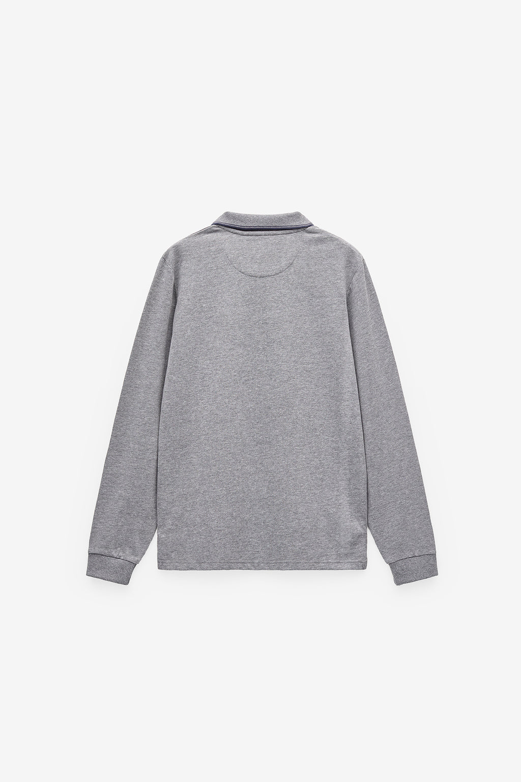POLO MANGA COMPRIDA EM JERSEY COM FECHO