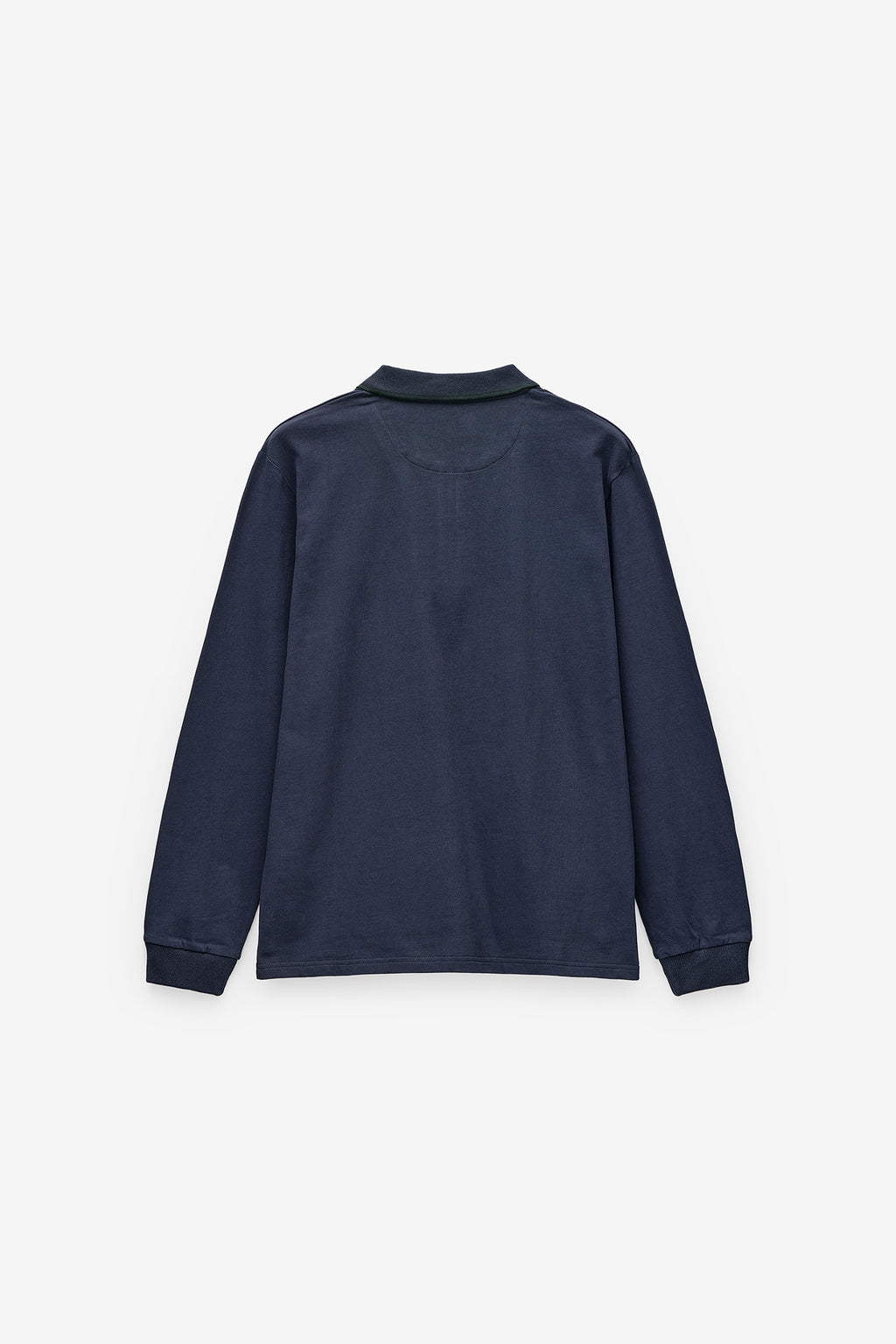 POLO MANGA COMPRIDA EM JERSEY COM FECHO