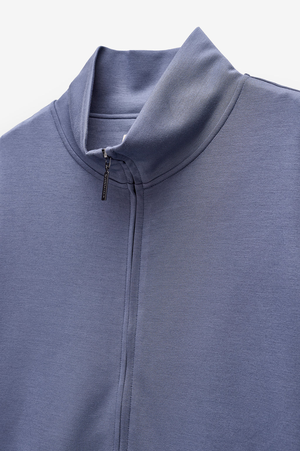 SWEATSHIRT COM GOLA SUBIDA E FECHO