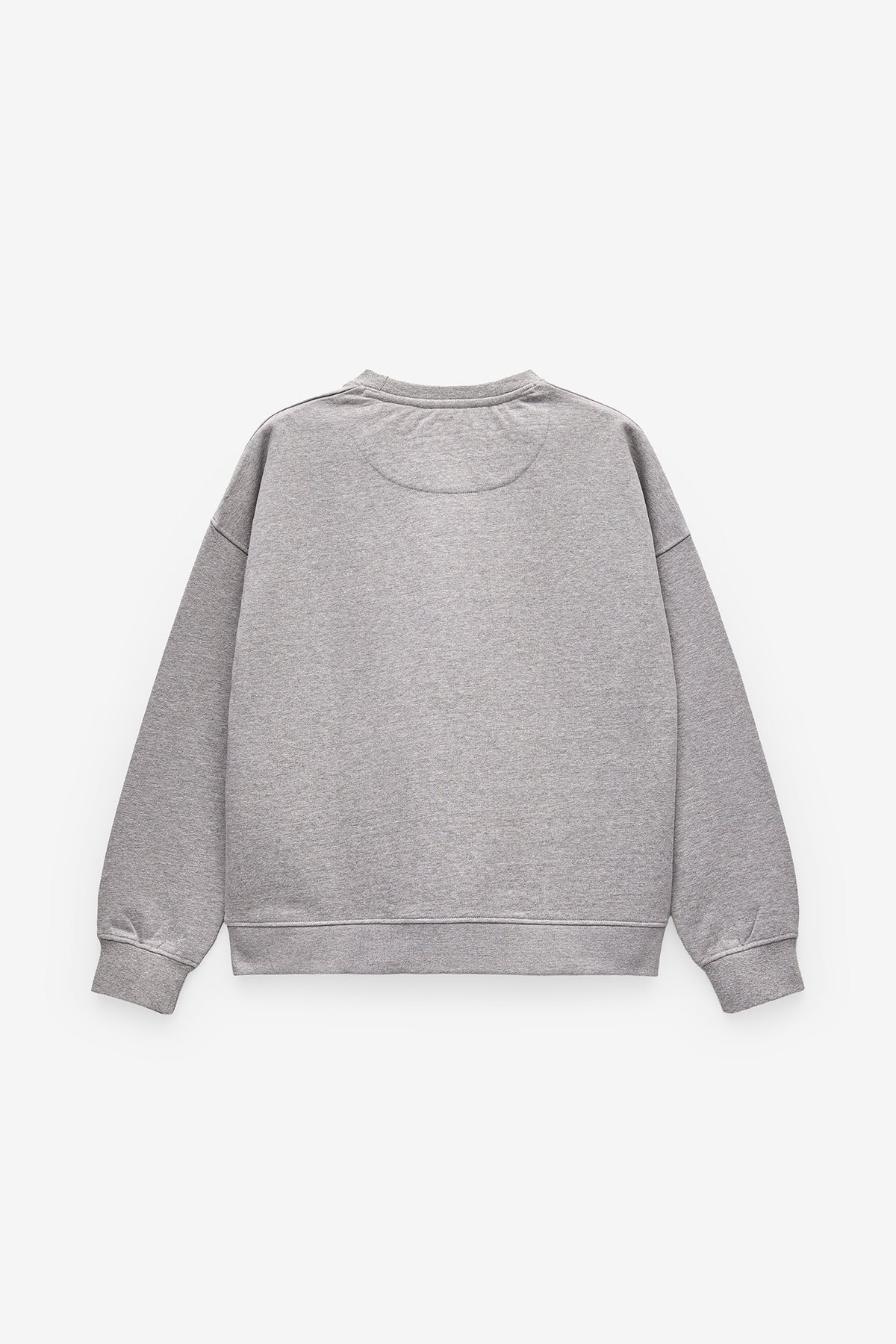 SWEATSHIRT BÁSICA COM DECOTE REDONDO