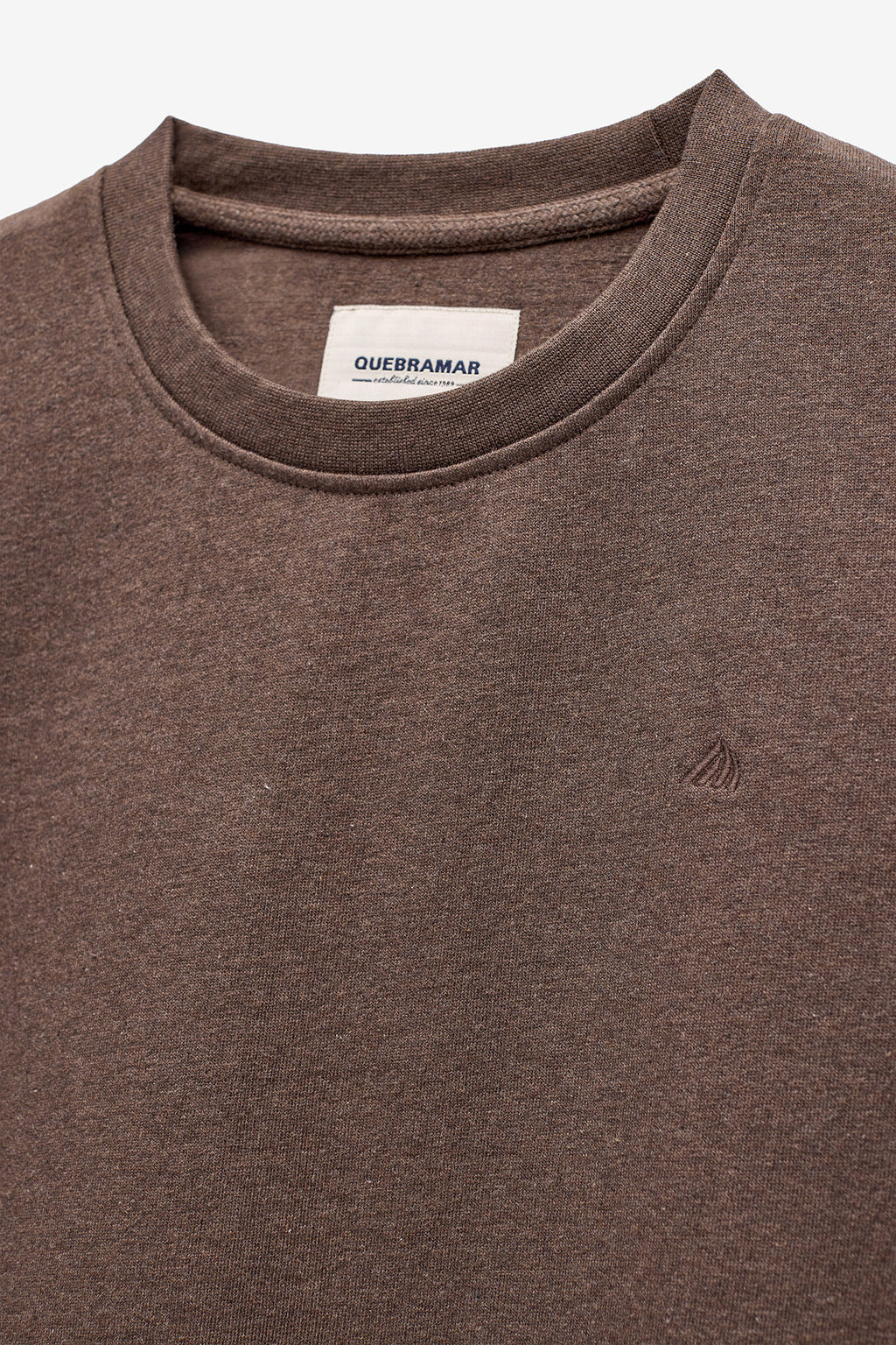 SWEATSHIRT BÁSICA COM DECOTE REDONDO