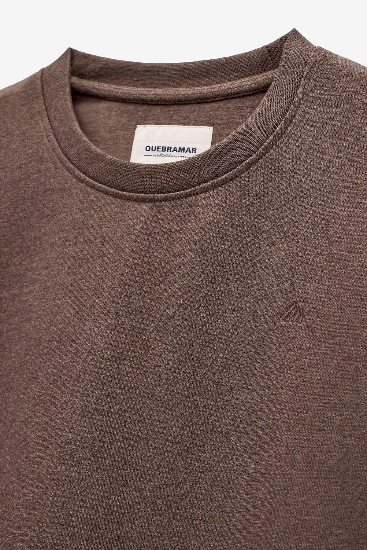 SWEATSHIRT BÁSICA COM DECOTE REDONDO