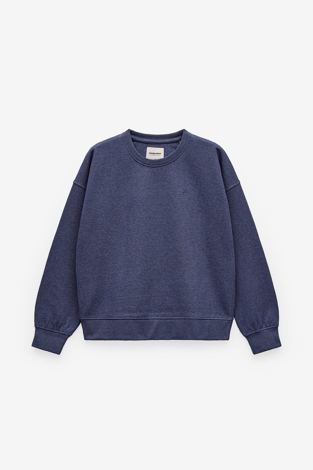 SWEATSHIRT BÁSICA COM DECOTE REDONDO