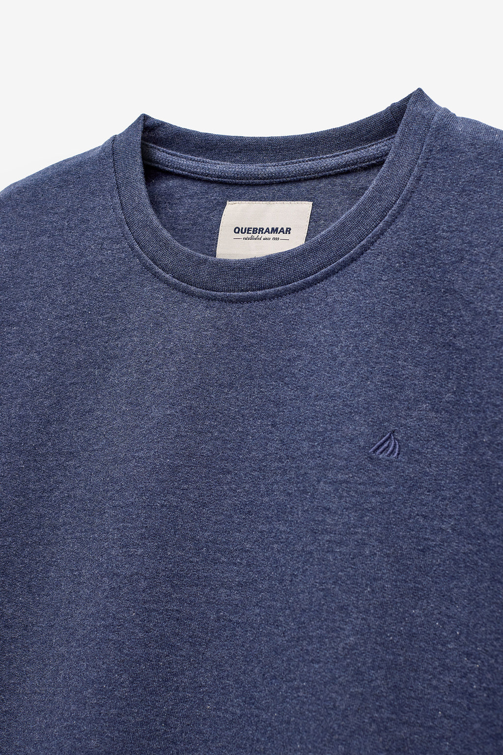 SWEATSHIRT BÁSICA COM DECOTE REDONDO