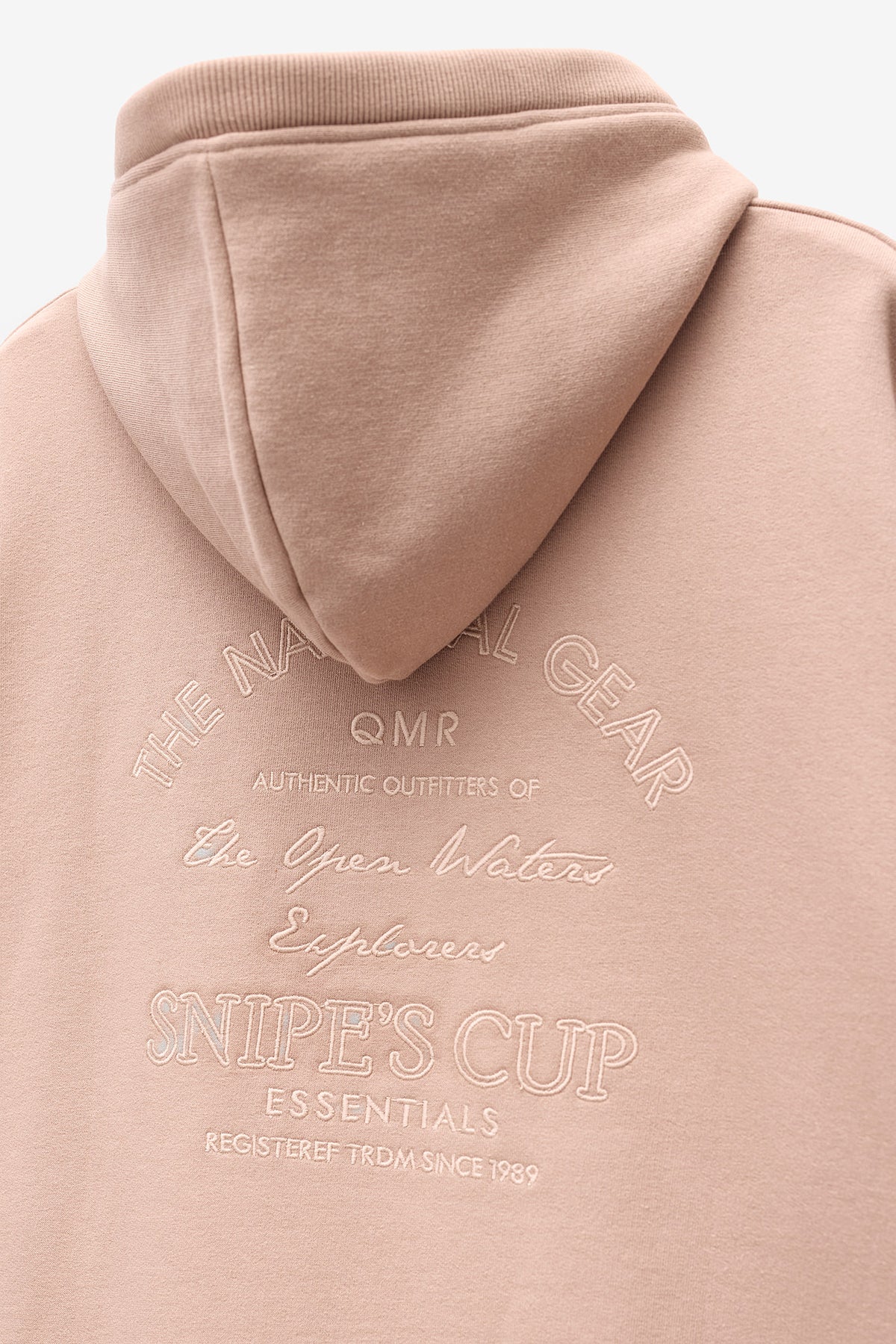 SWEATSHIRT COM CAPUZ E BORDADO