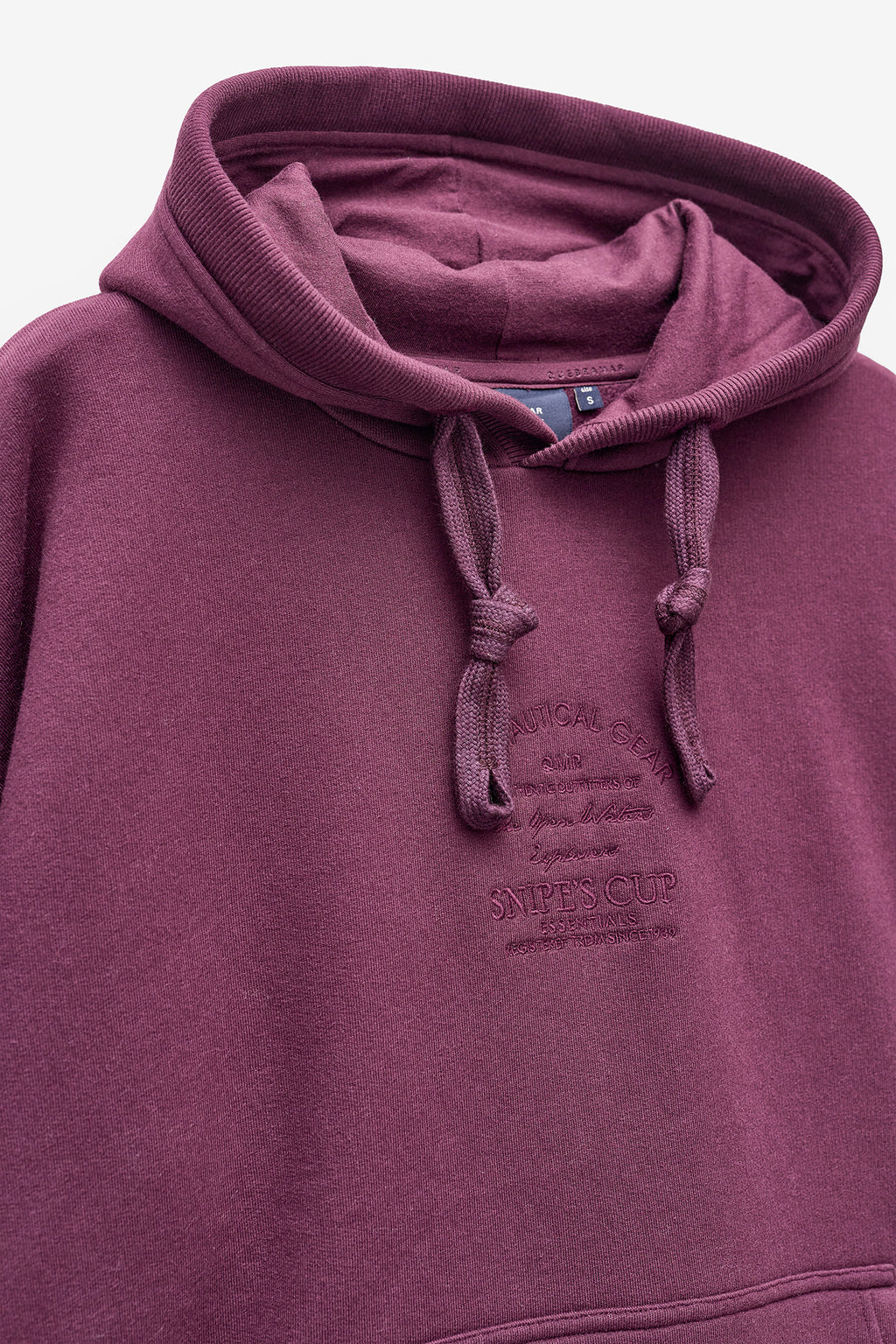 SWEATSHIRT COM CAPUZ E BORDADO