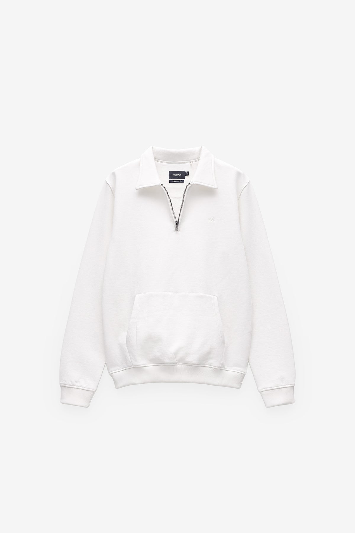 SWEATSHIRT COM FECHO GARMENT DYE